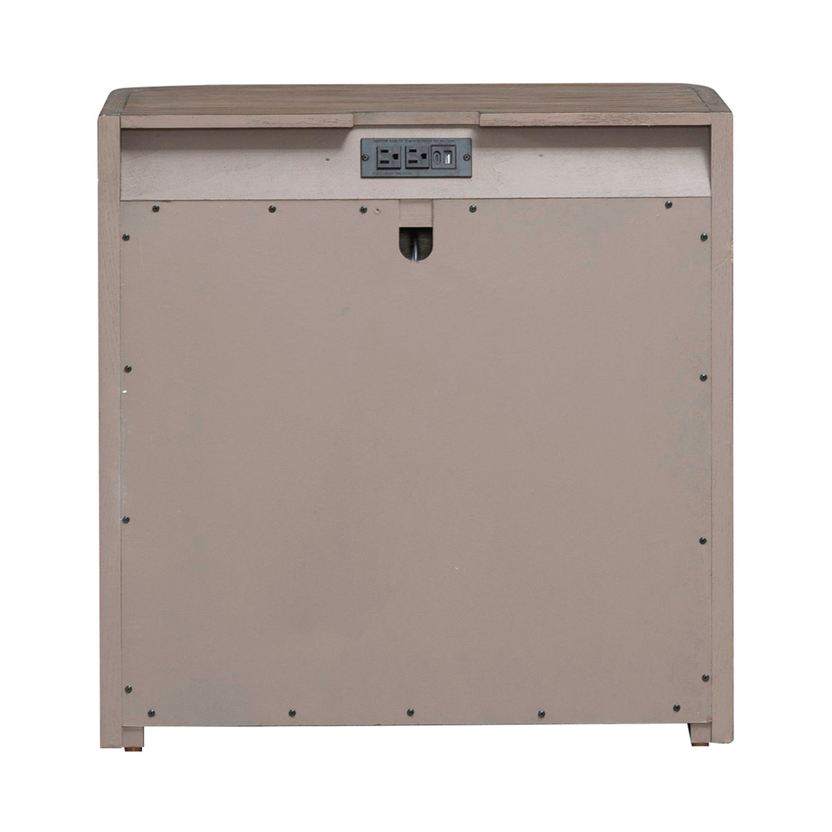 South Bend Open Nightstand with Charging Station