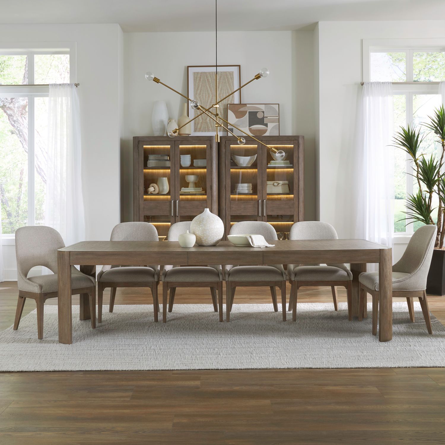 7 Piece Rectangular Table Set