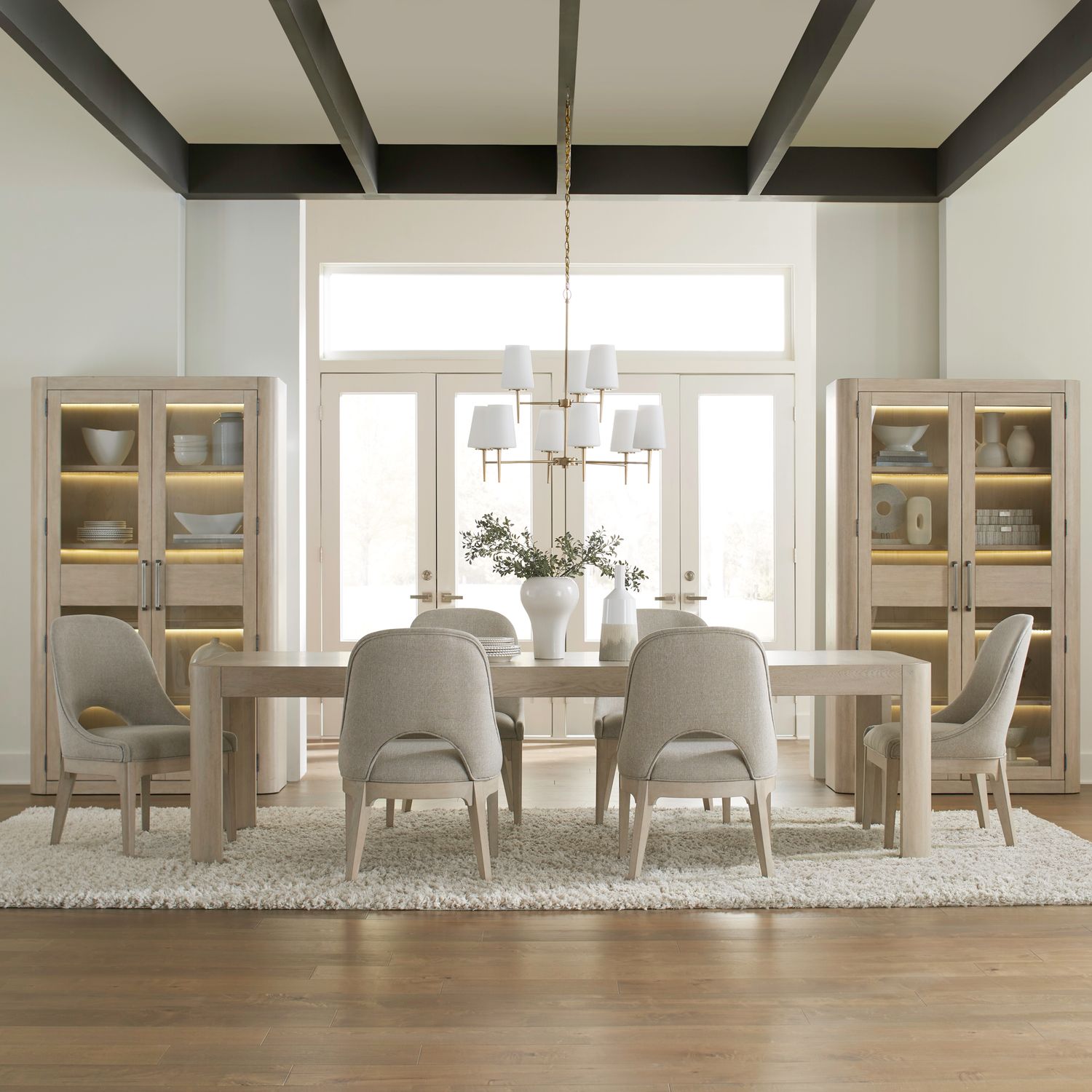 7 Piece Rectangular Table Set