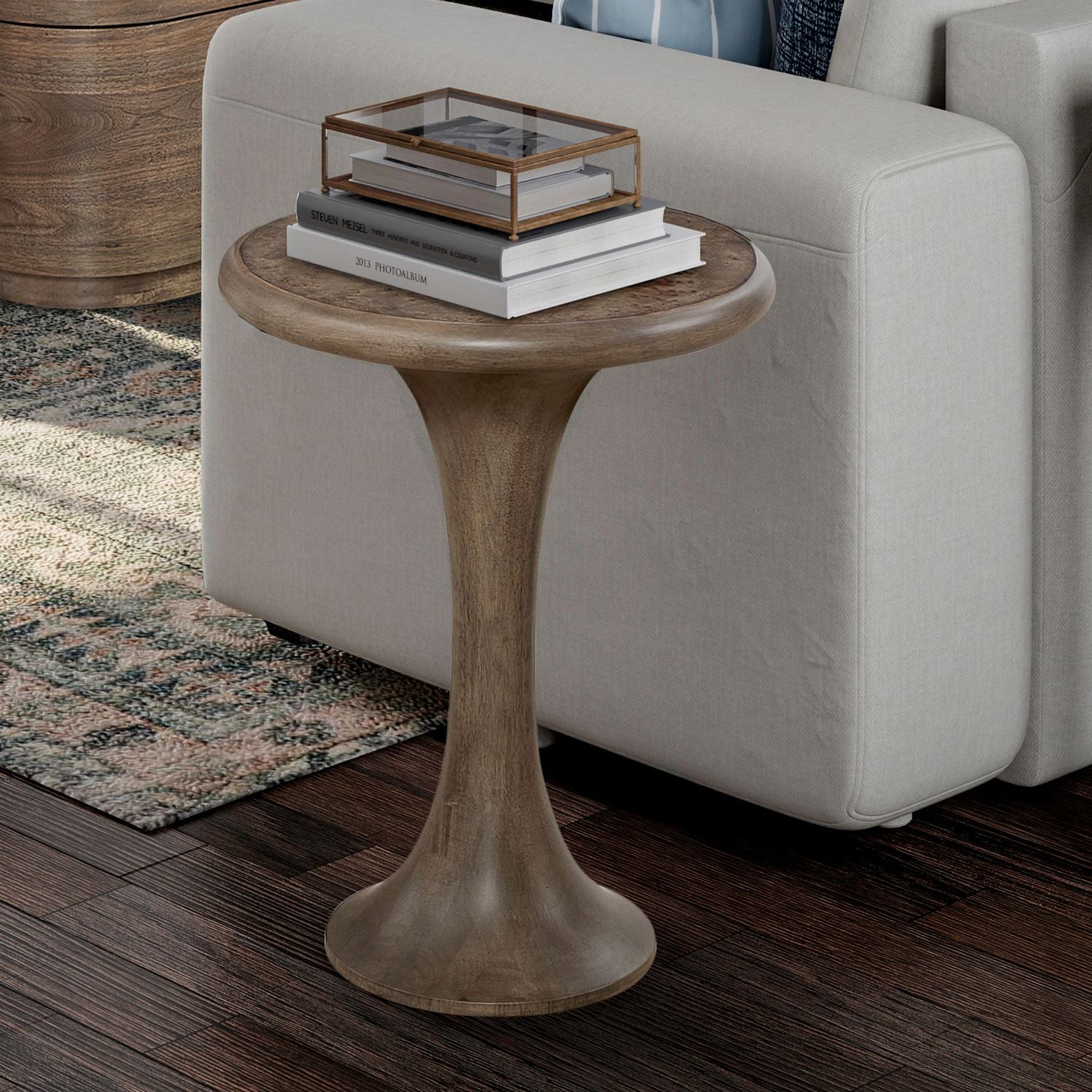 Round Chairside Table