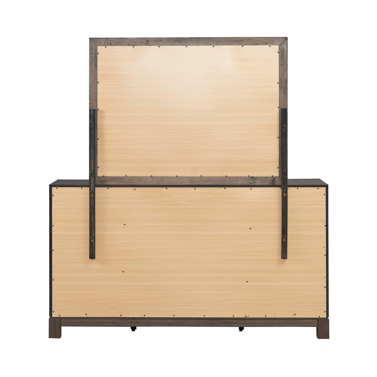 Modern Edge Dresser & Mirror