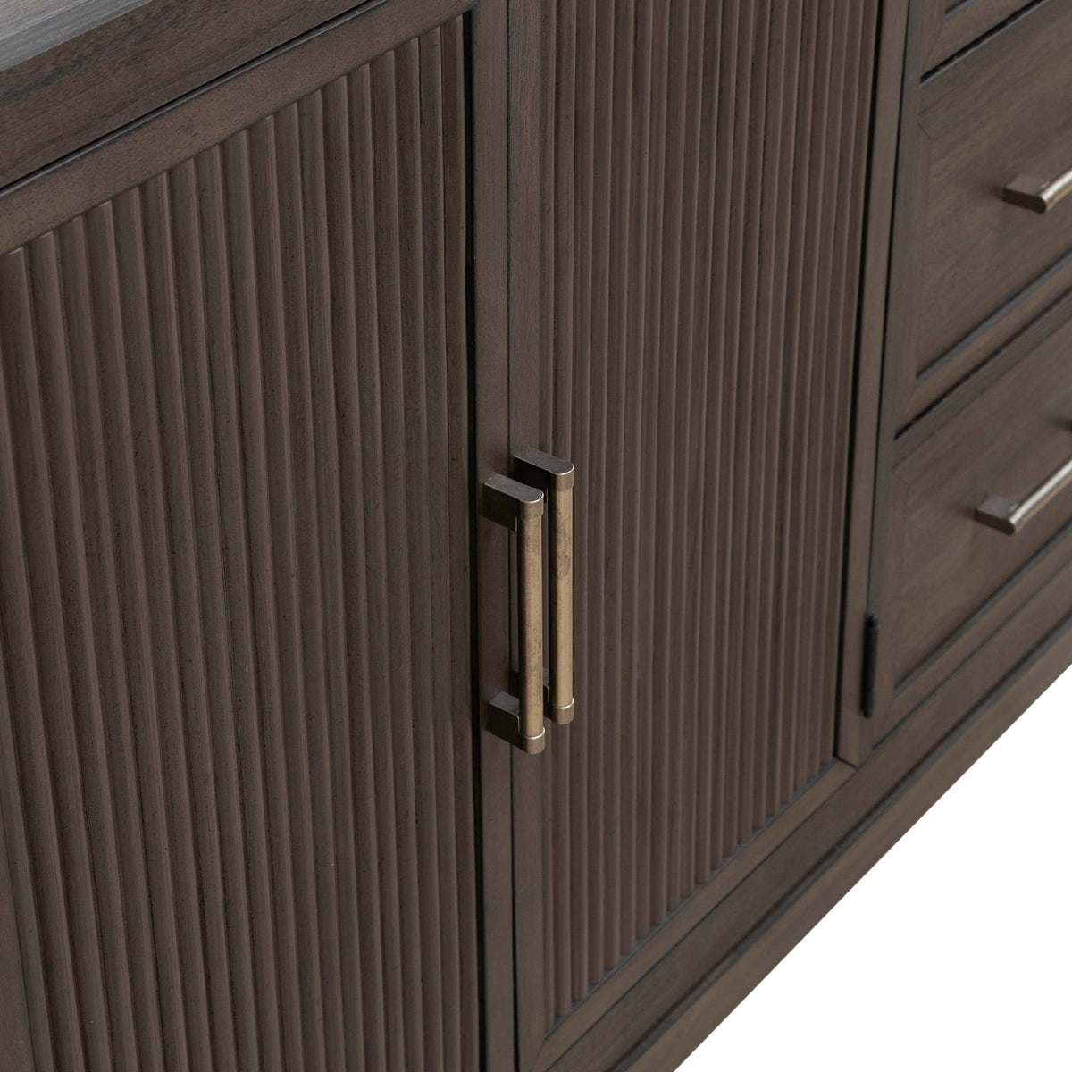 Modern Edge Dresser & Mirror