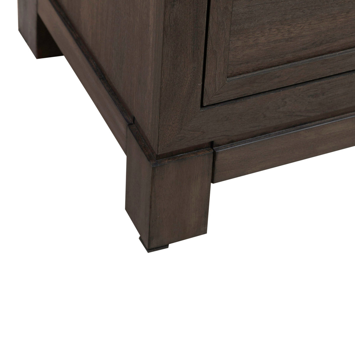 Modern Edge Nightstand with Charging Station