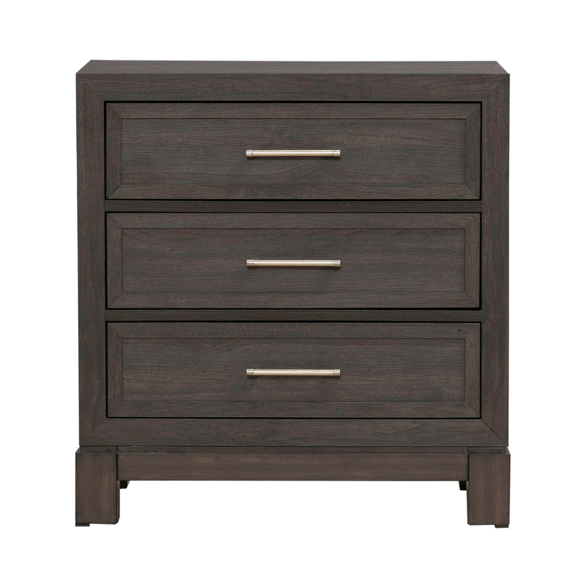 Modern Edge Nightstand with Charging Station
