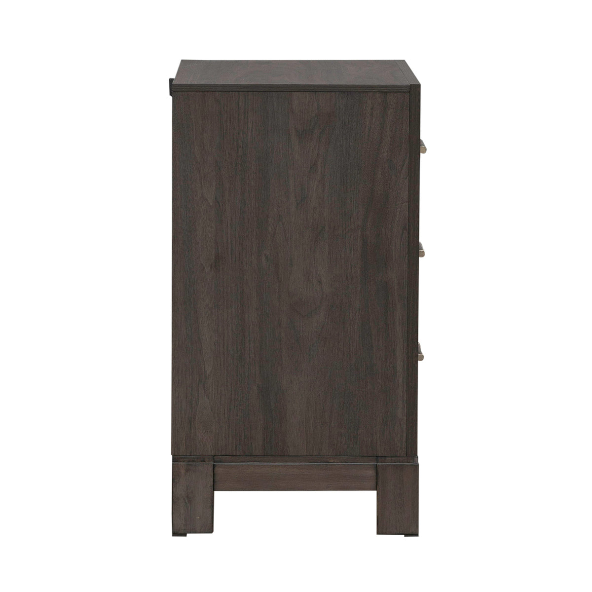 Modern Edge Nightstand with Charging Station