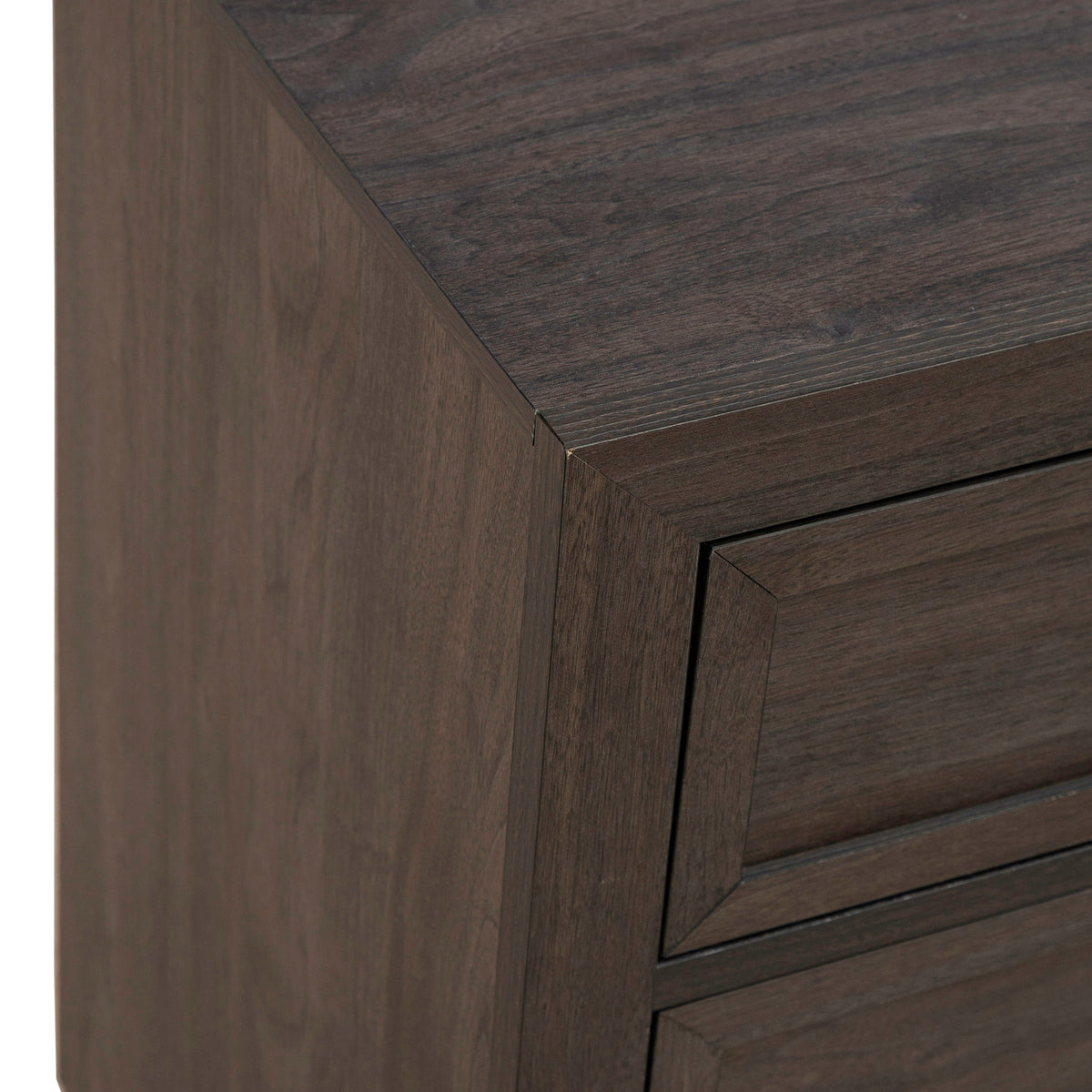 Modern Edge Nightstand with Charging Station