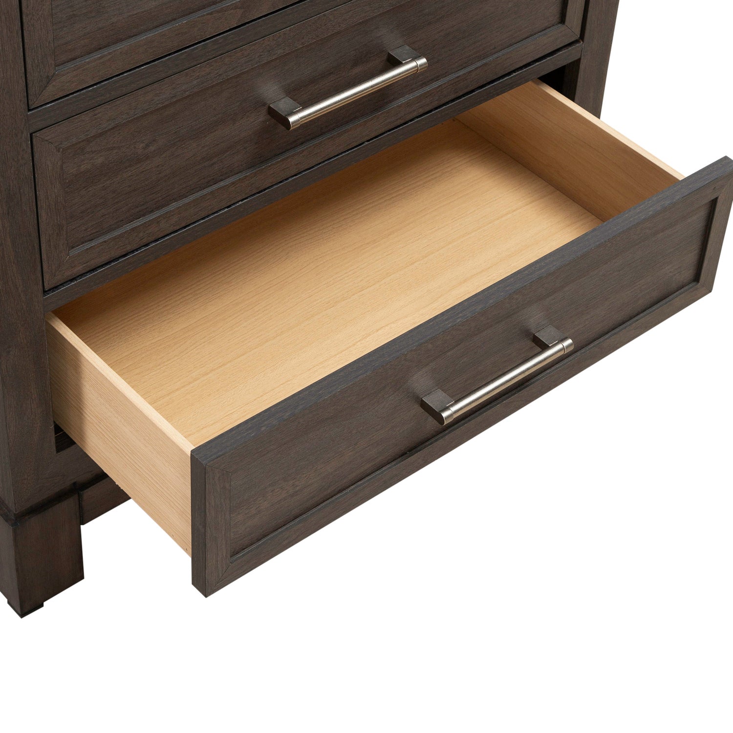 Modern Edge Nightstand with Charging Station
