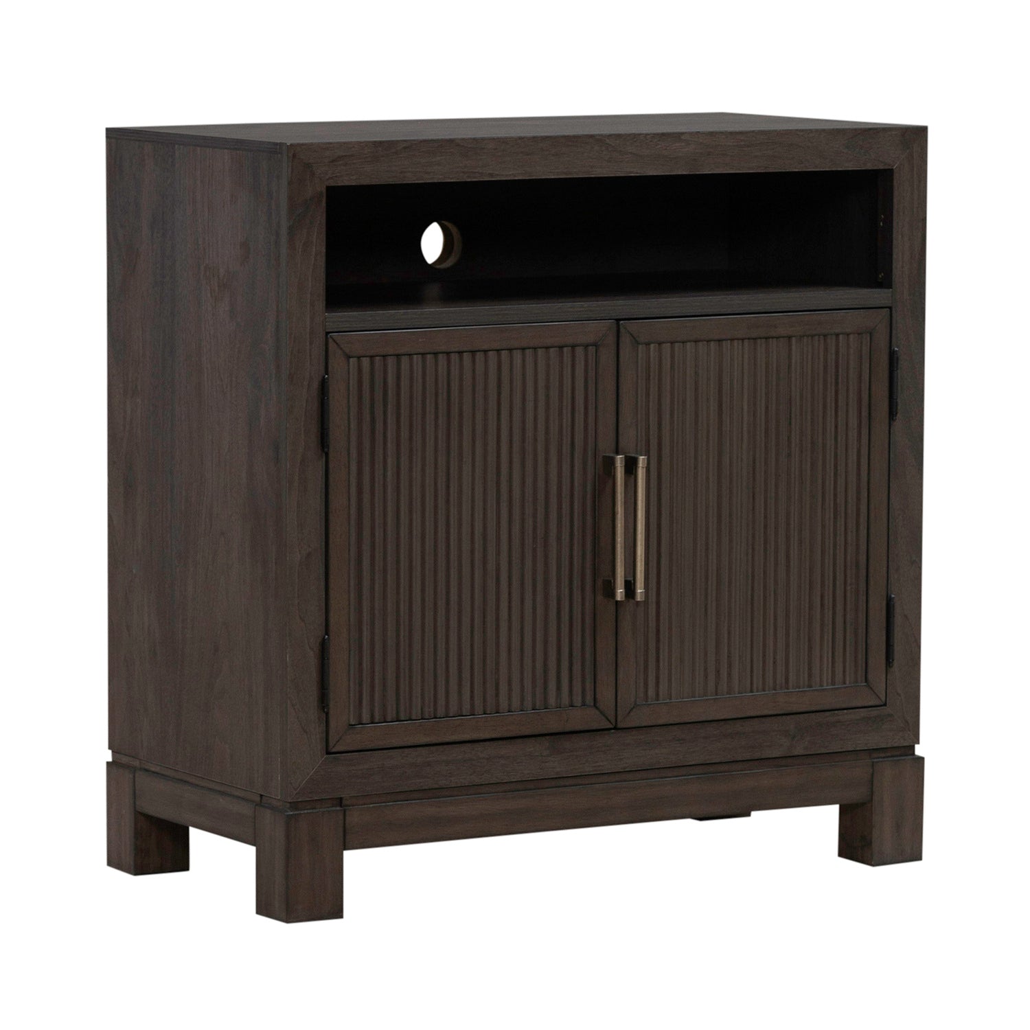 Modern Edge Bedside Chest with Charging Station