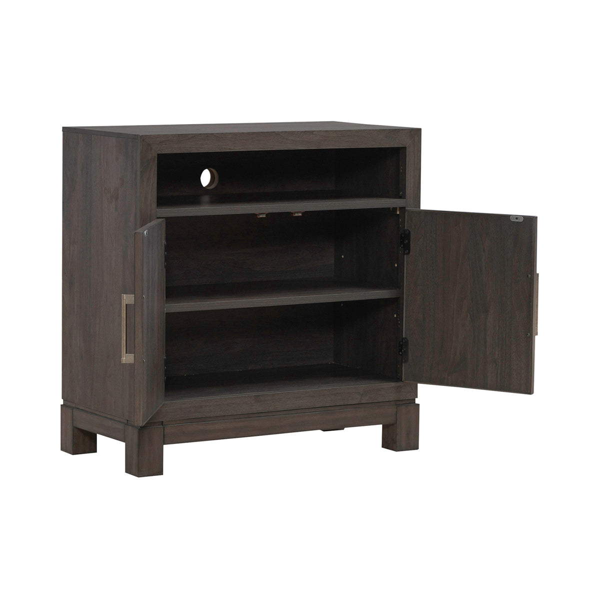 Modern Edge Bedside Chest with Charging Station