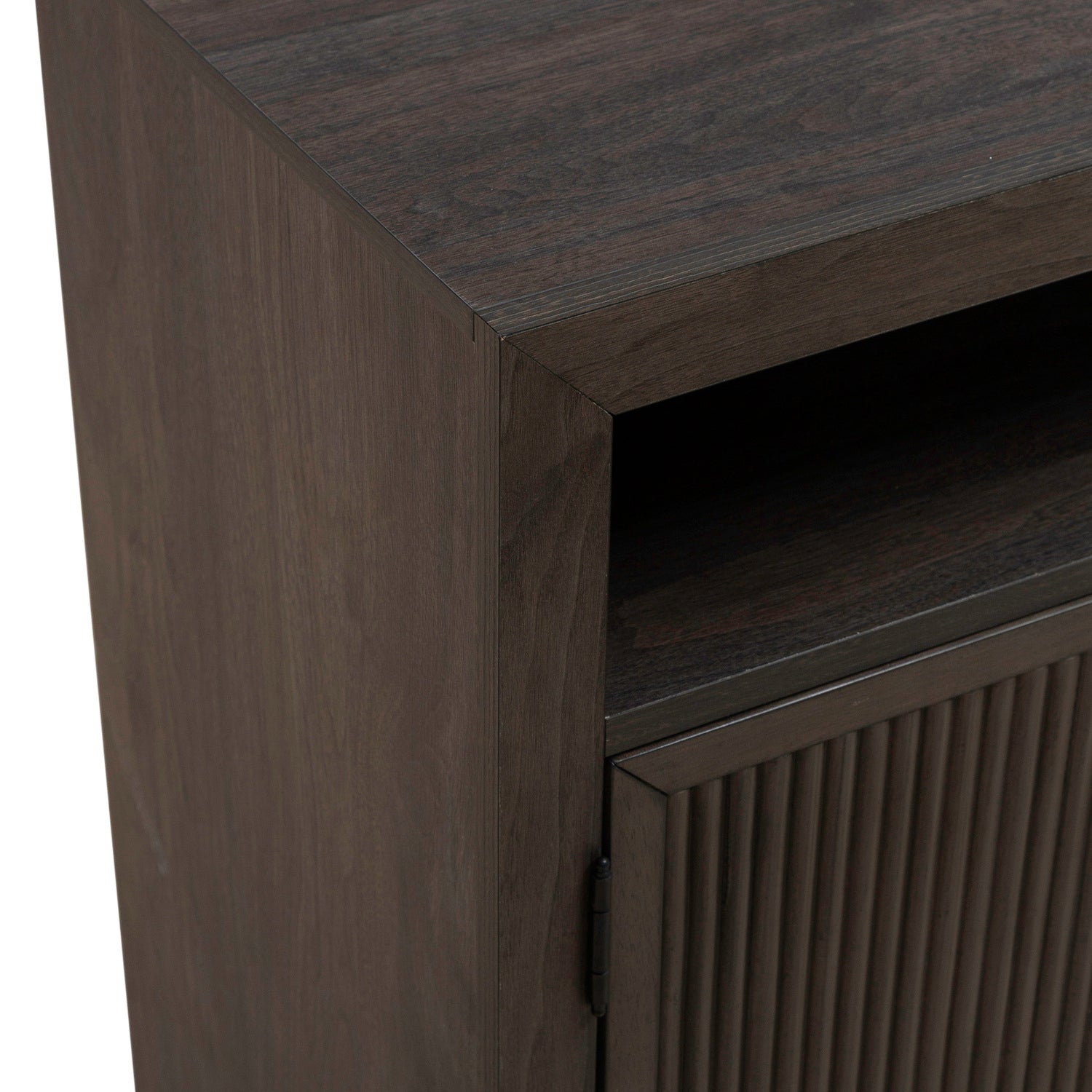 Modern Edge Bedside Chest with Charging Station