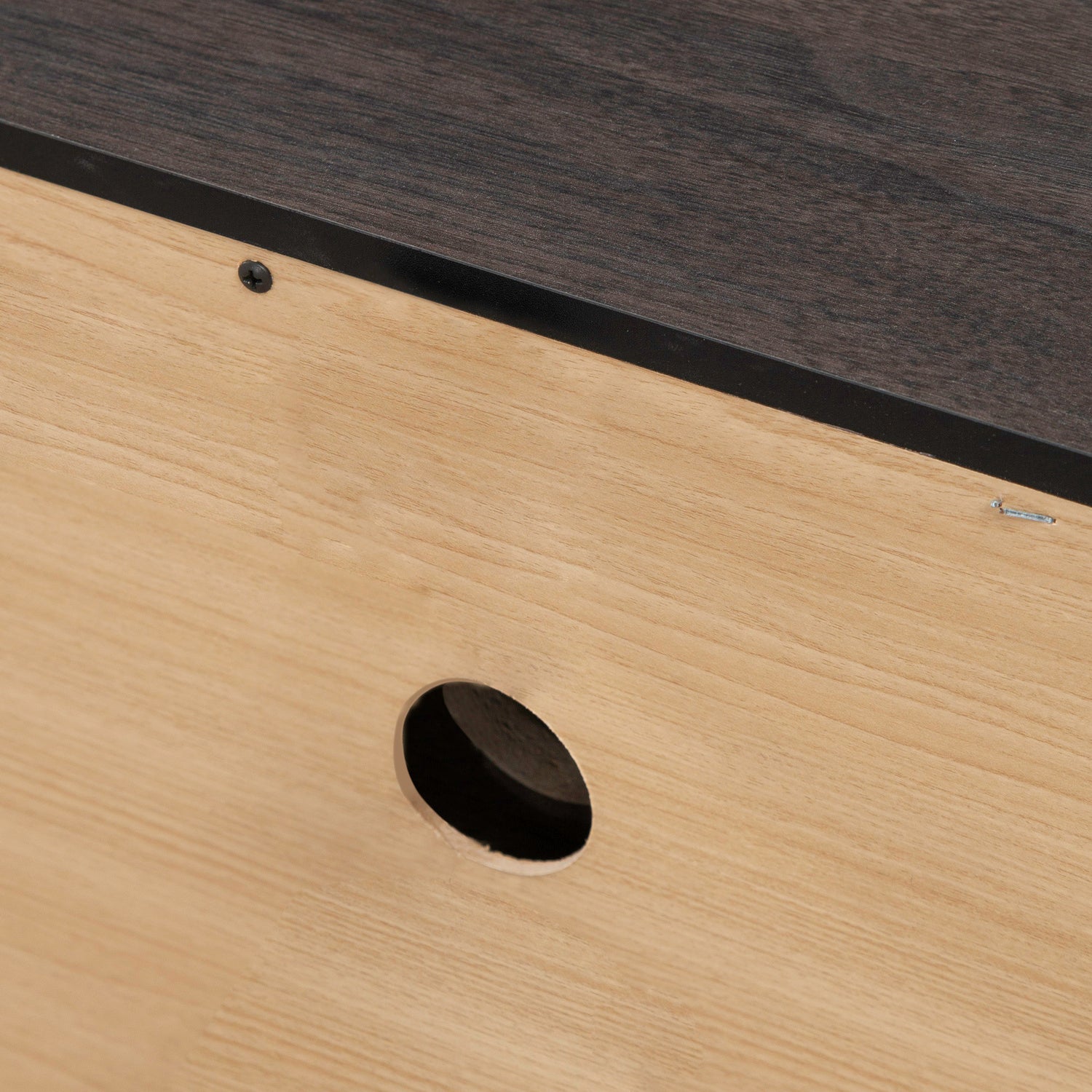 Modern Edge Bedside Chest with Charging Station