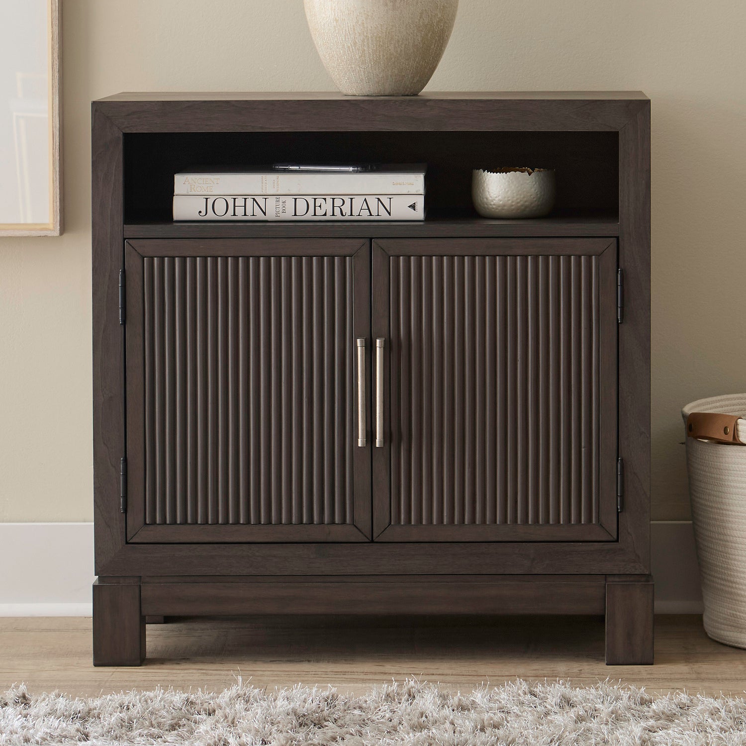 Modern Edge Bedside Chest with Charging Station
