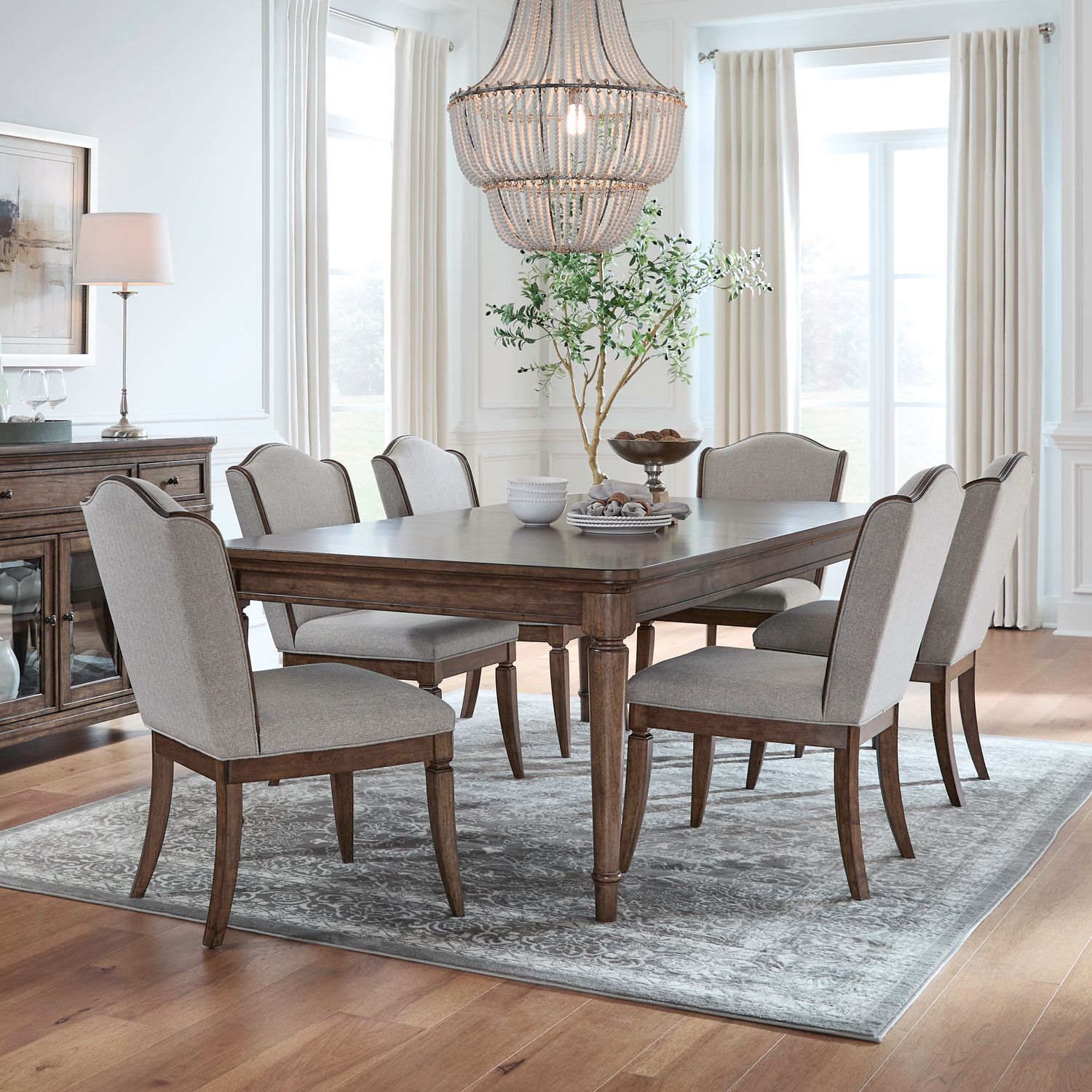 7 Piece Rectangular Table Set