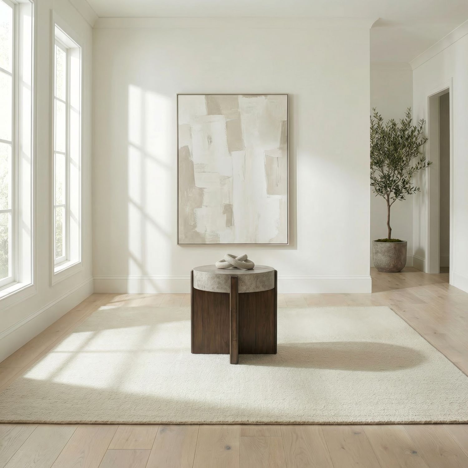 Round End Table