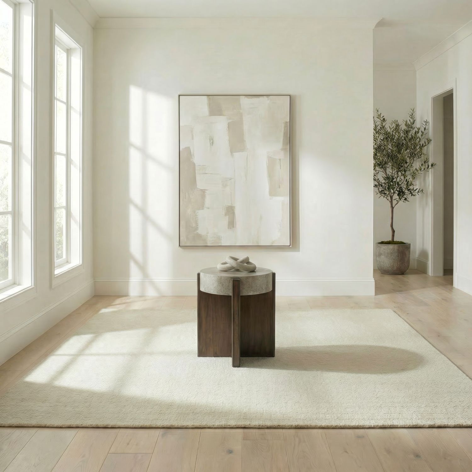 Round Chairside Table