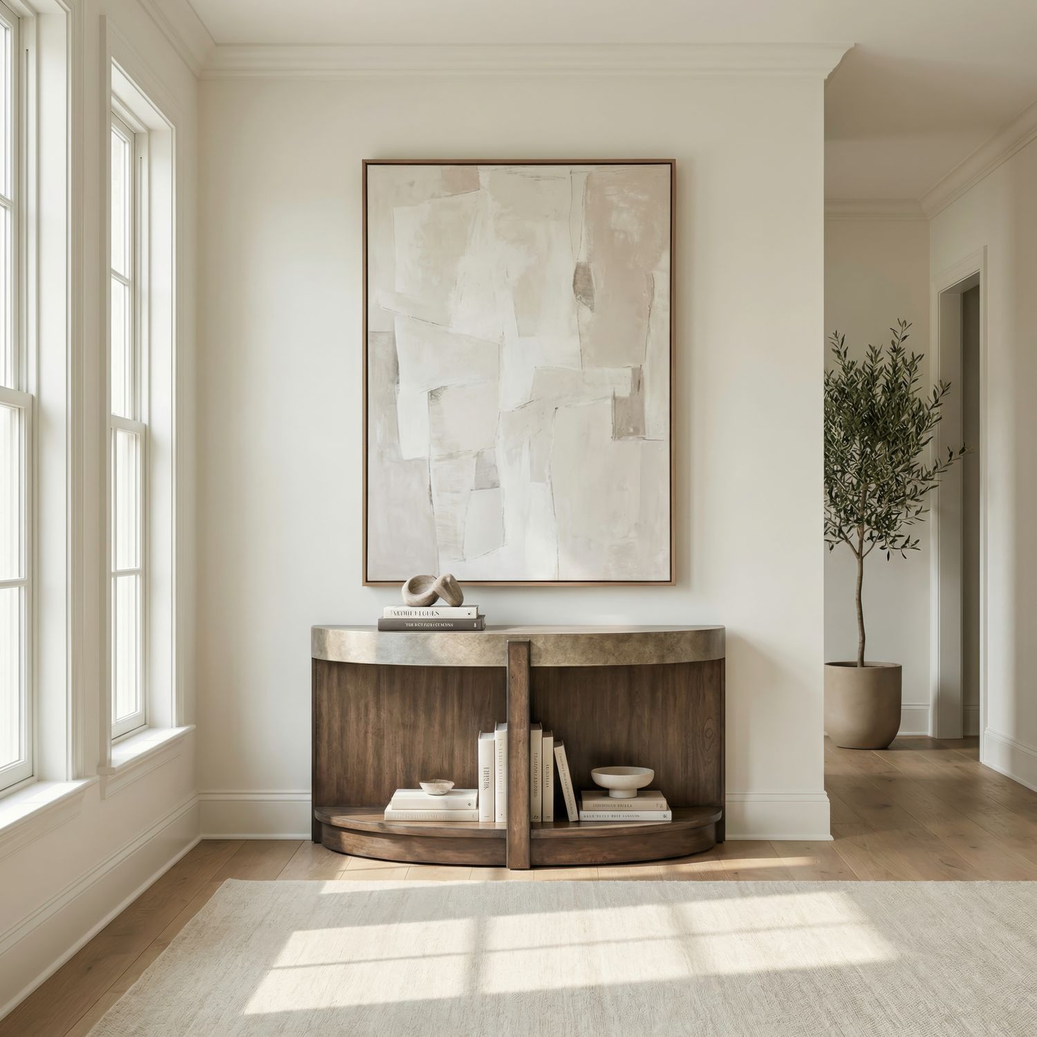 Demilune Console Table
