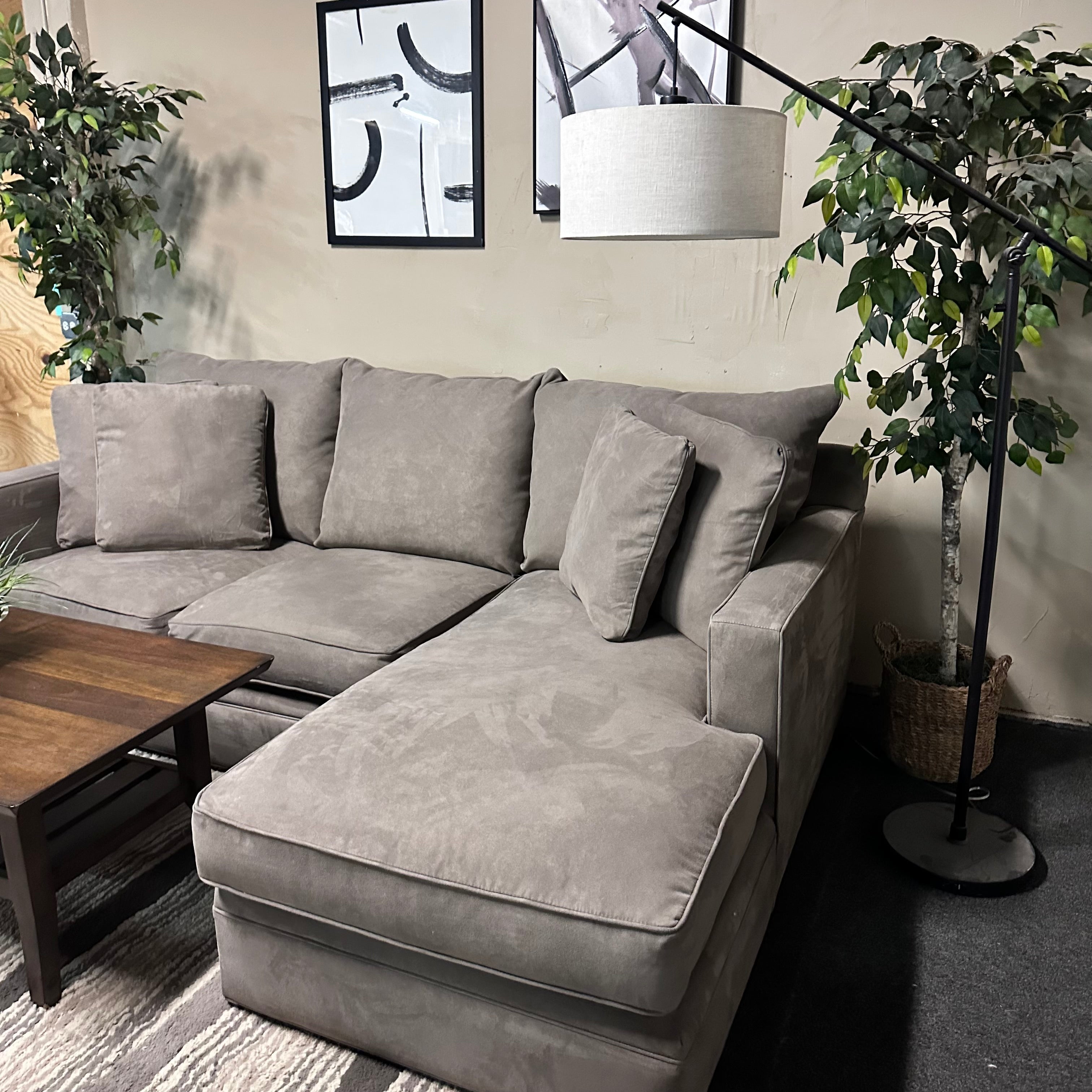Room & Board Sectional in Taupe