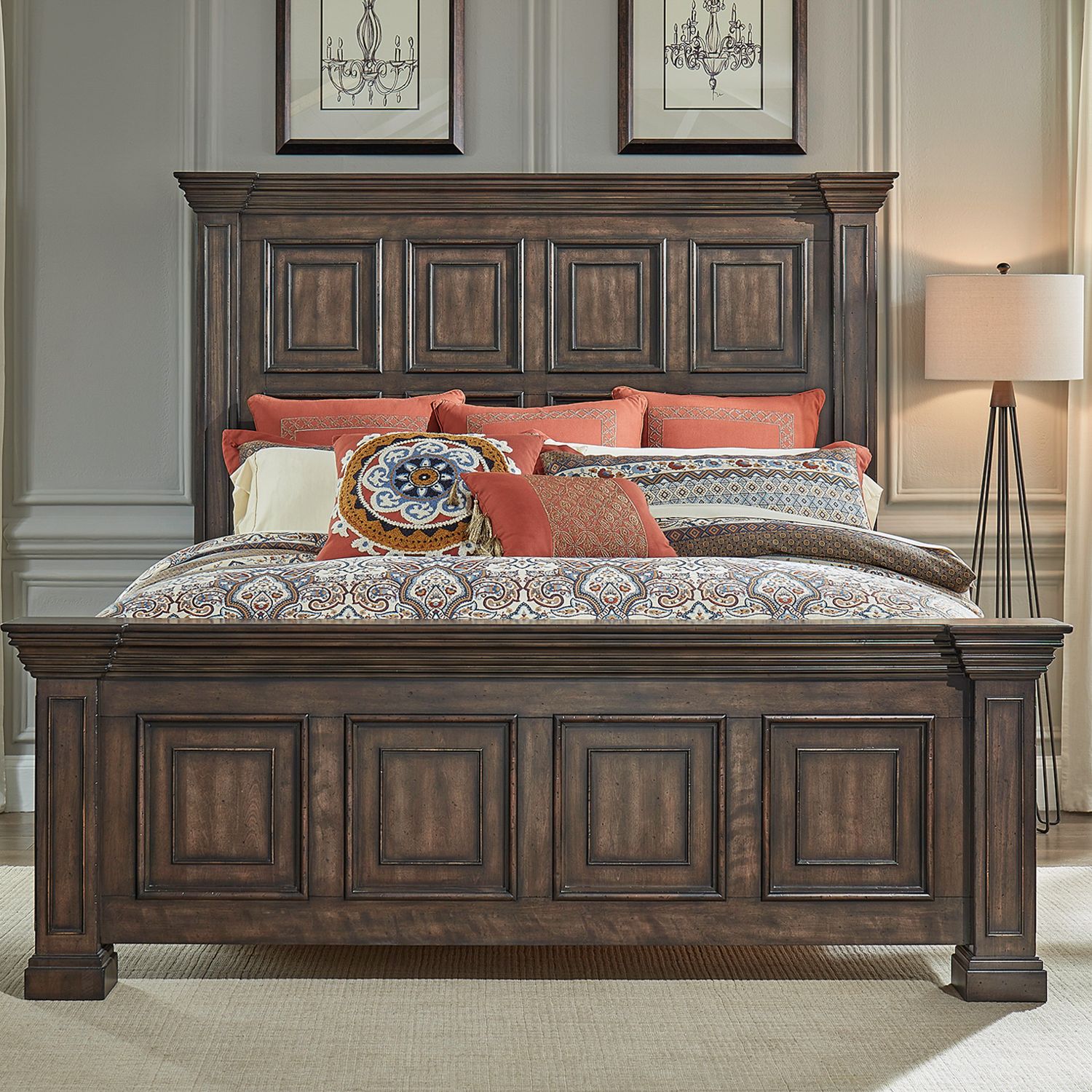 Queen Panel Bed