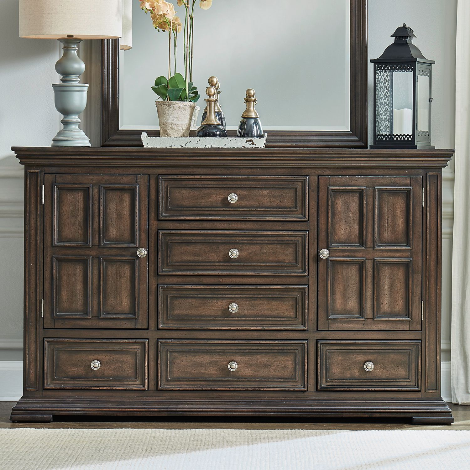 2 Door 6 Drawer Dresser
