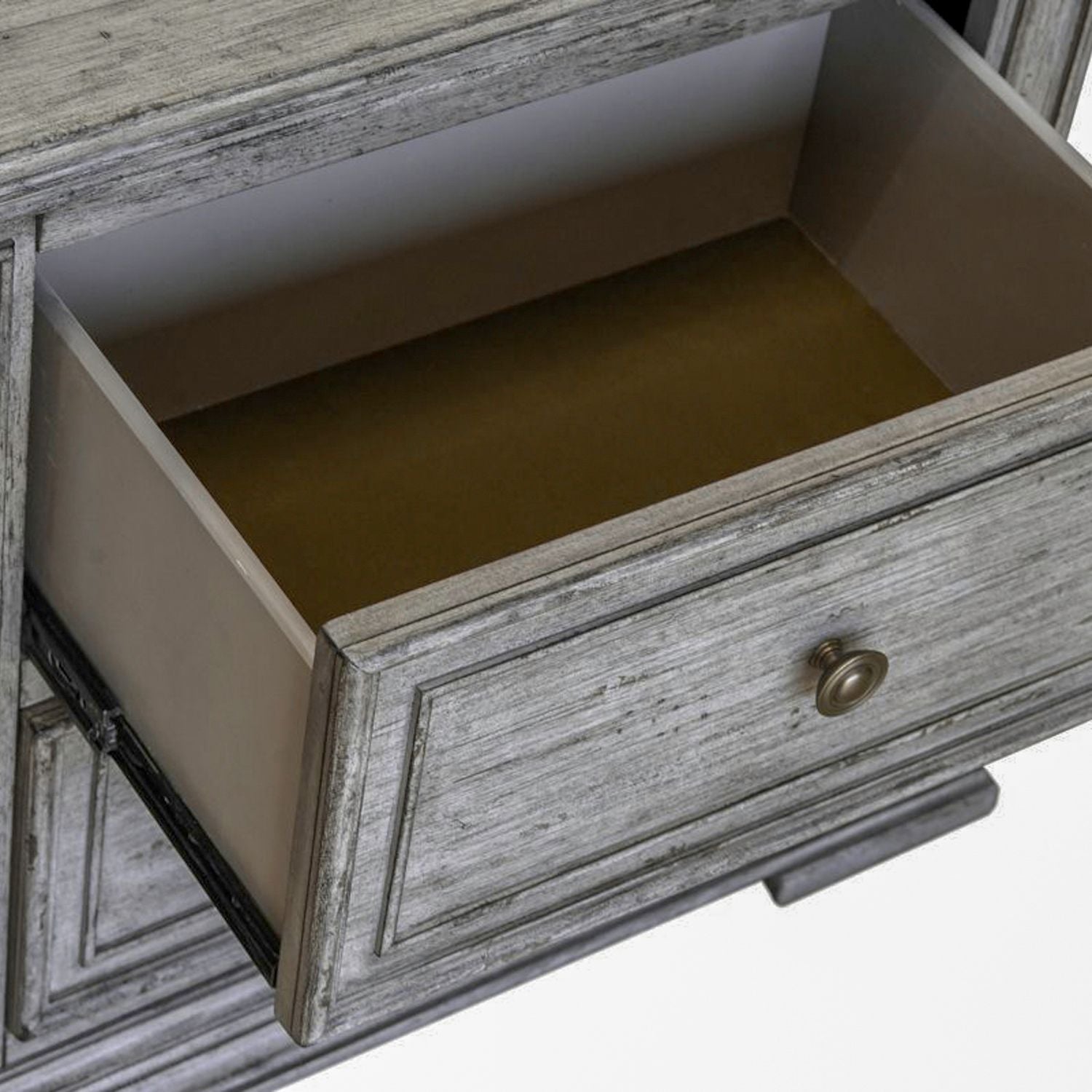 2 Drawer Night Stand w/ Charging Station