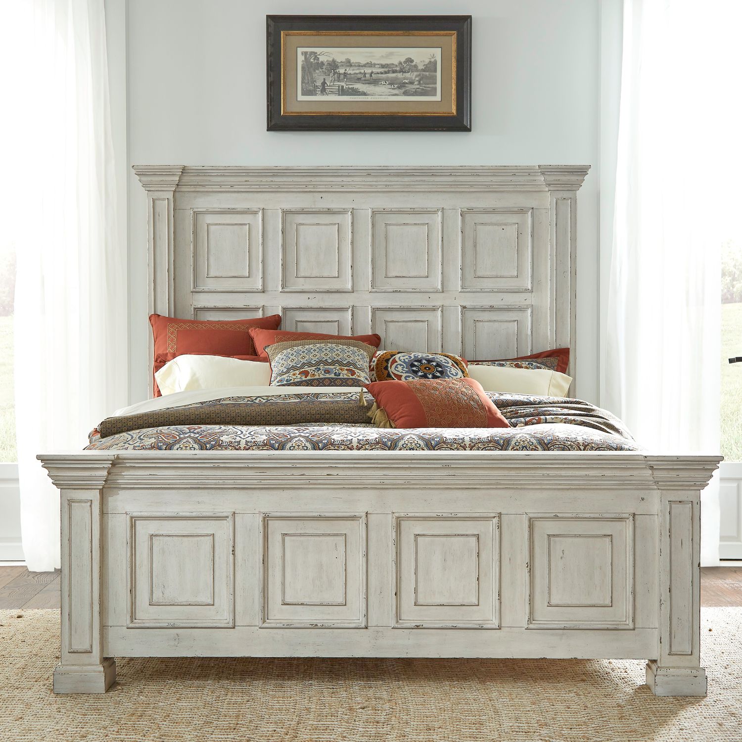 King Panel Bed