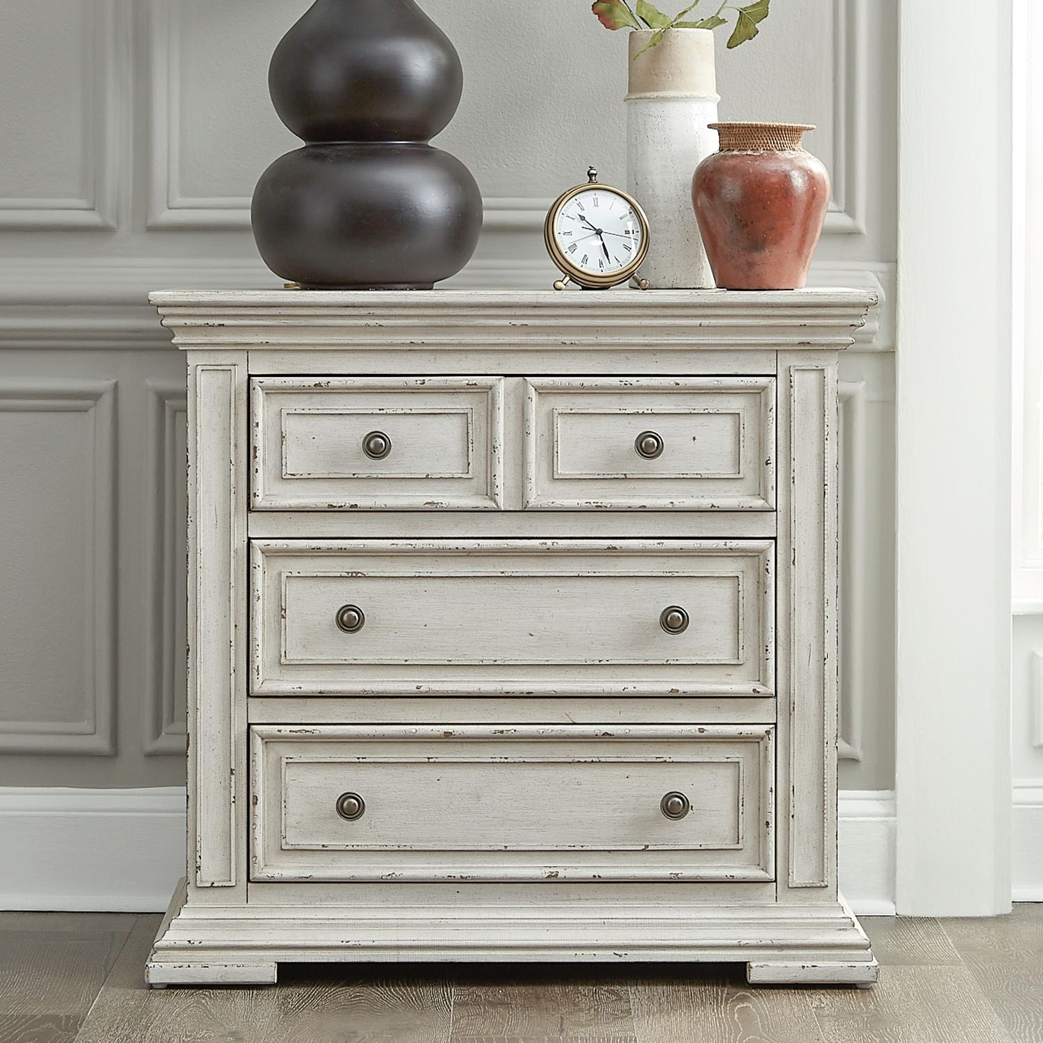 Bedside Chest w/ Charging Station