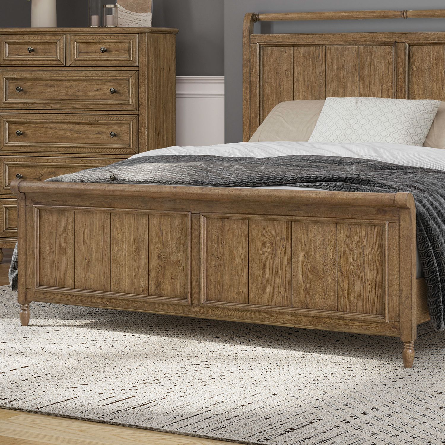Queen Sleigh Footboard