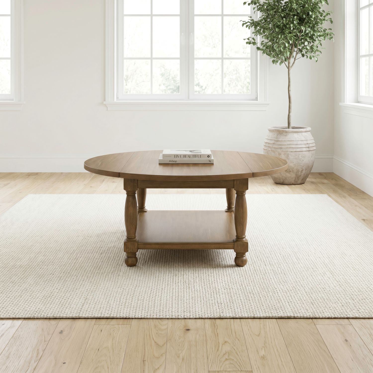 Drop Leaf Cocktail Table