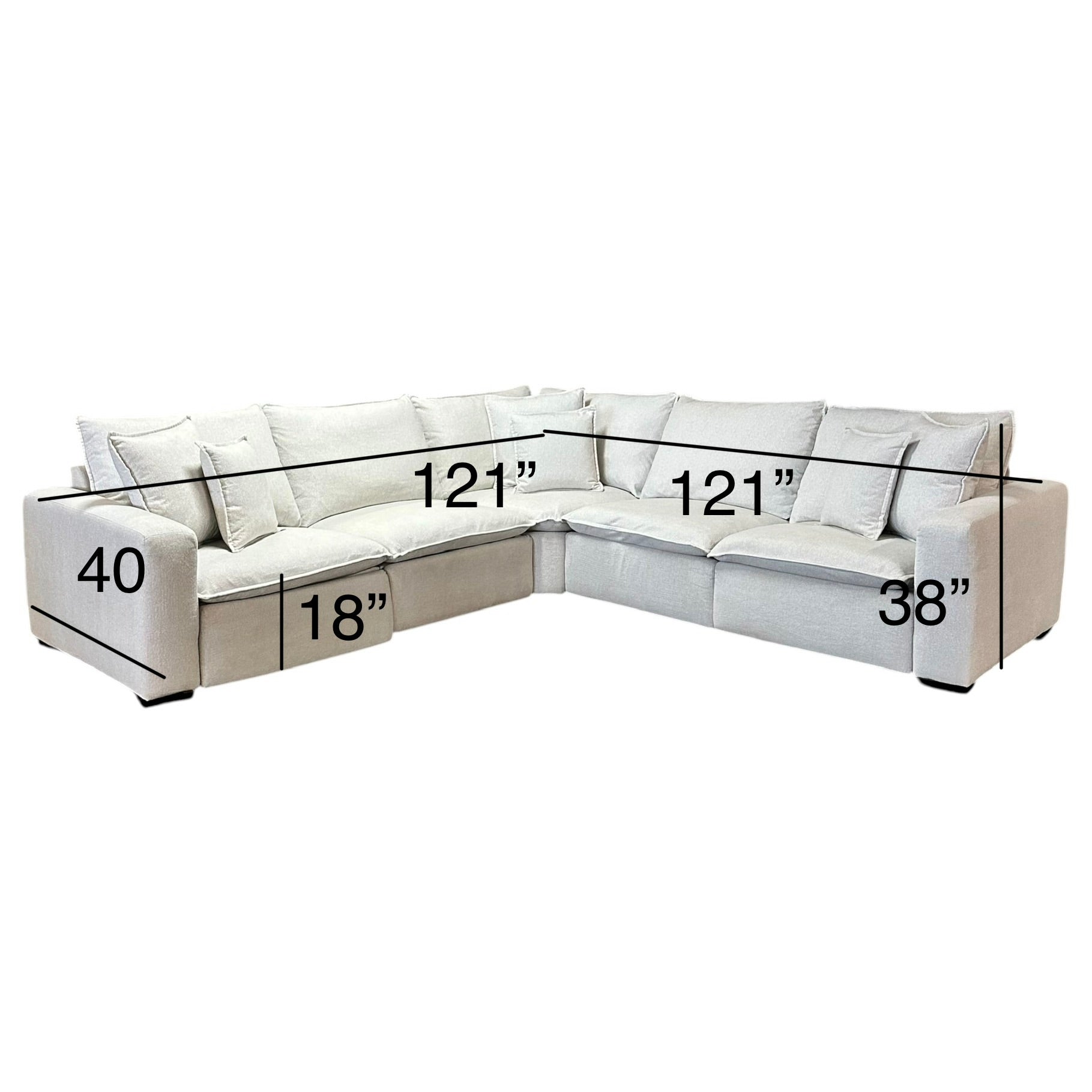 Modular Power Reclining Sectional