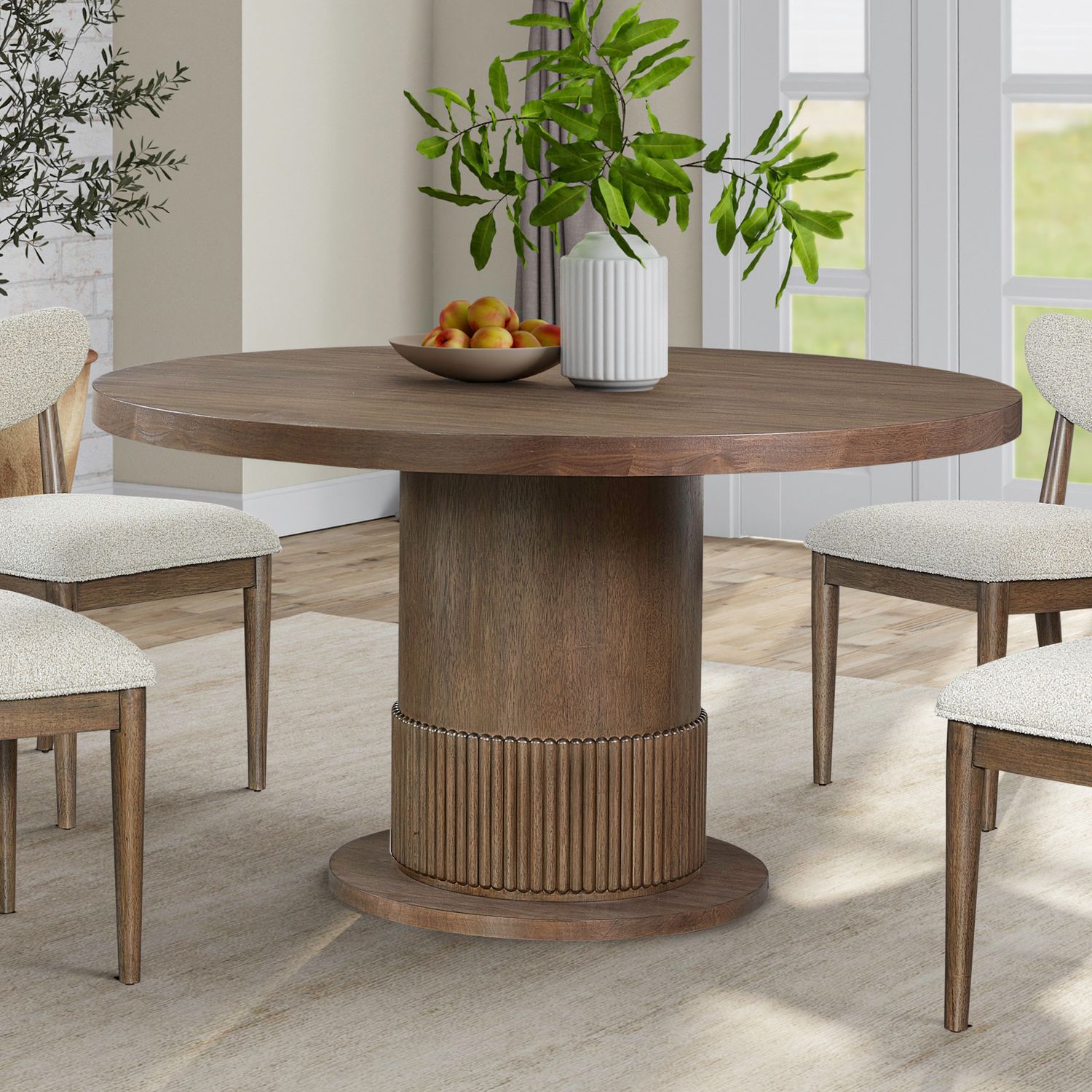 Pedestal Table Set