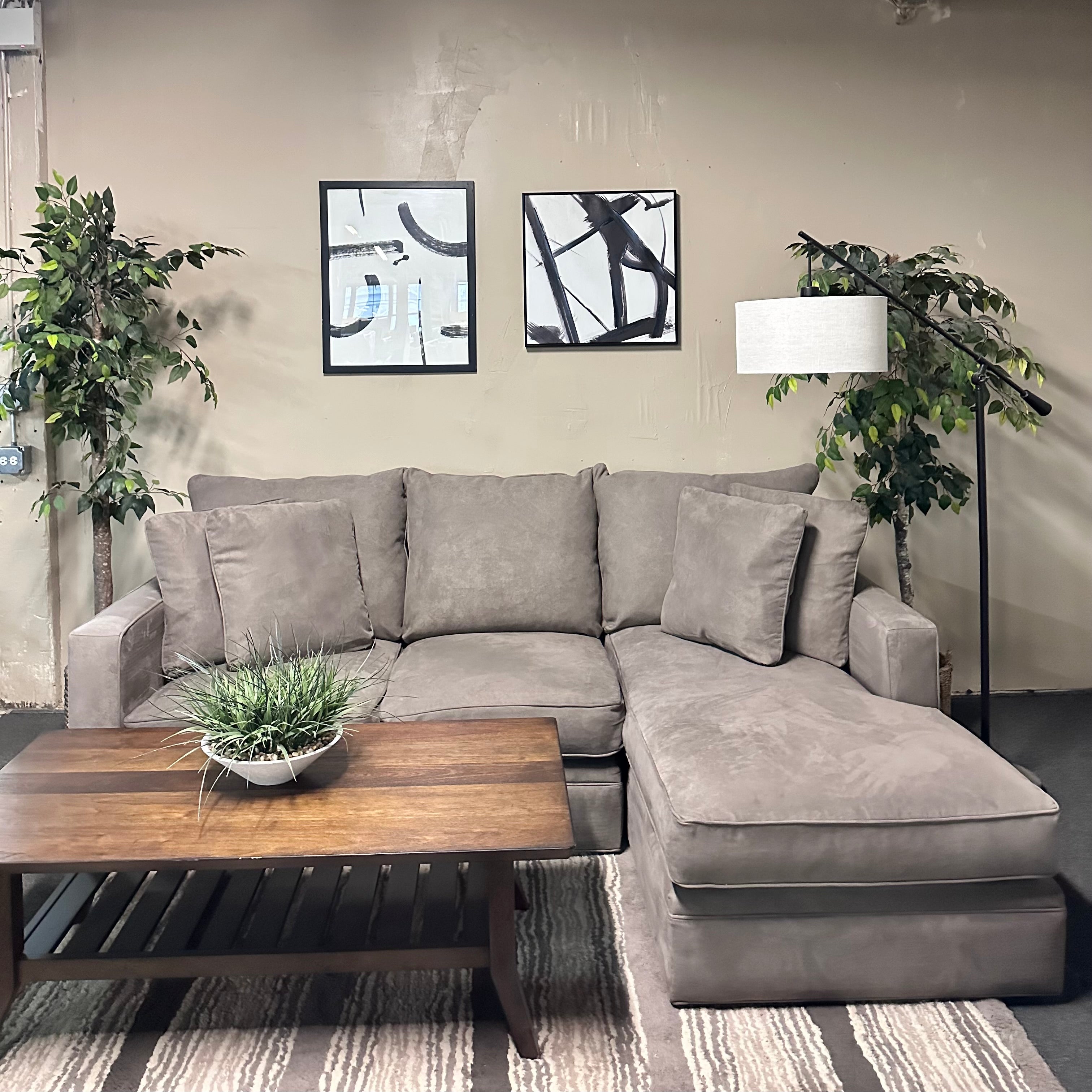 Room & Board Sectional in Taupe