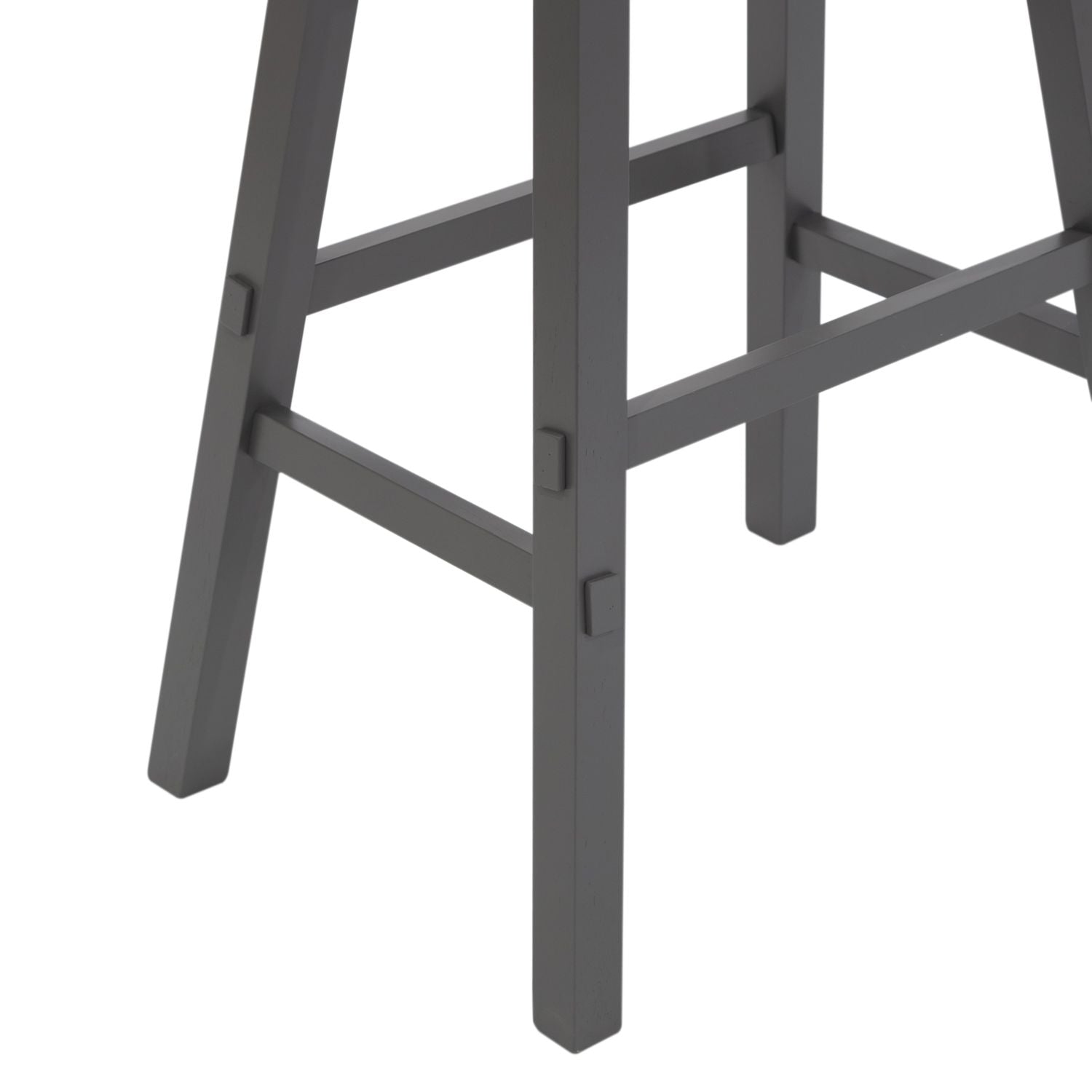 24 Inch Sawhorse Counter Stool- Gray