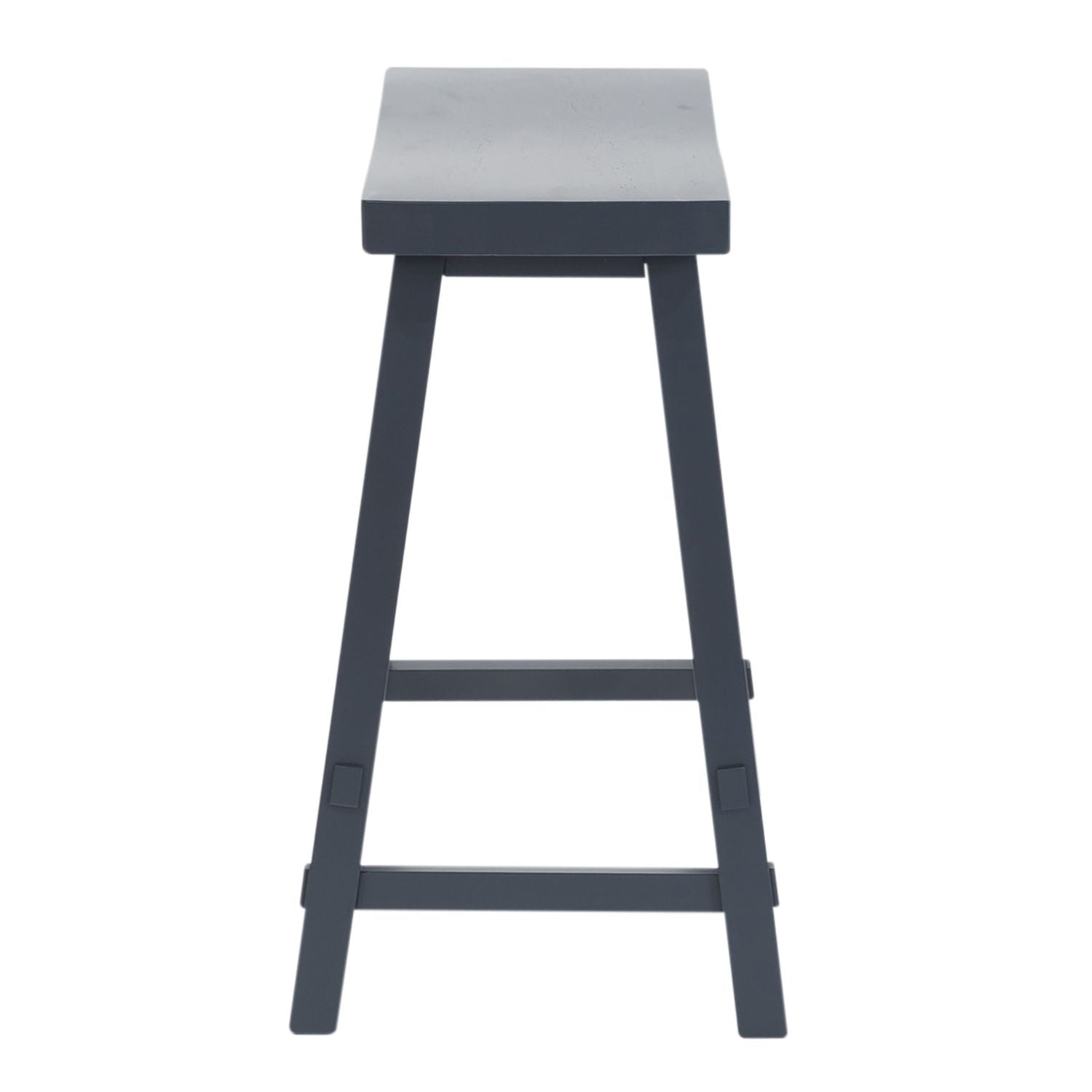 24 Inch Sawhorse Counter Stool- Navy