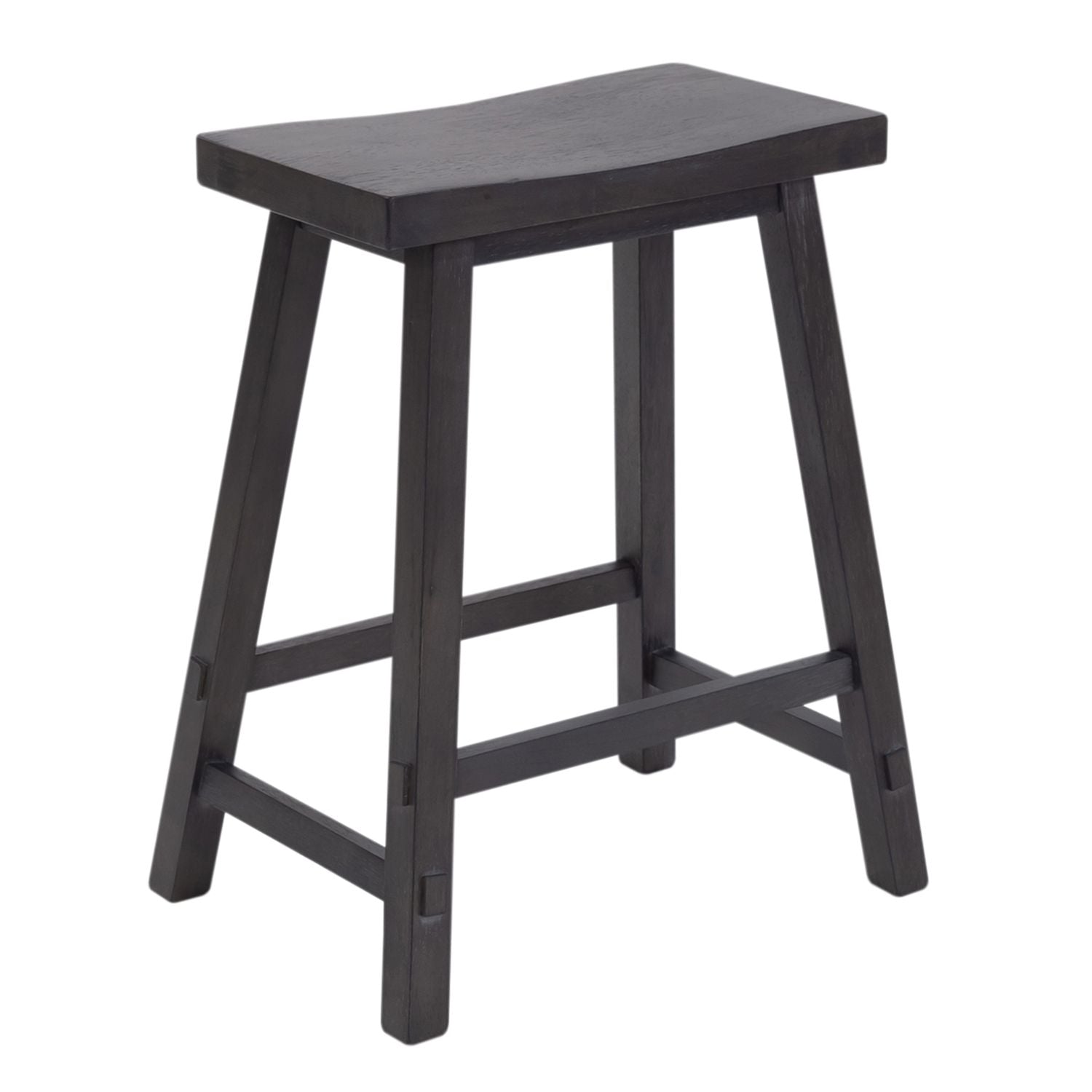 24 Inch Sawhorse Counter Stool - Slate