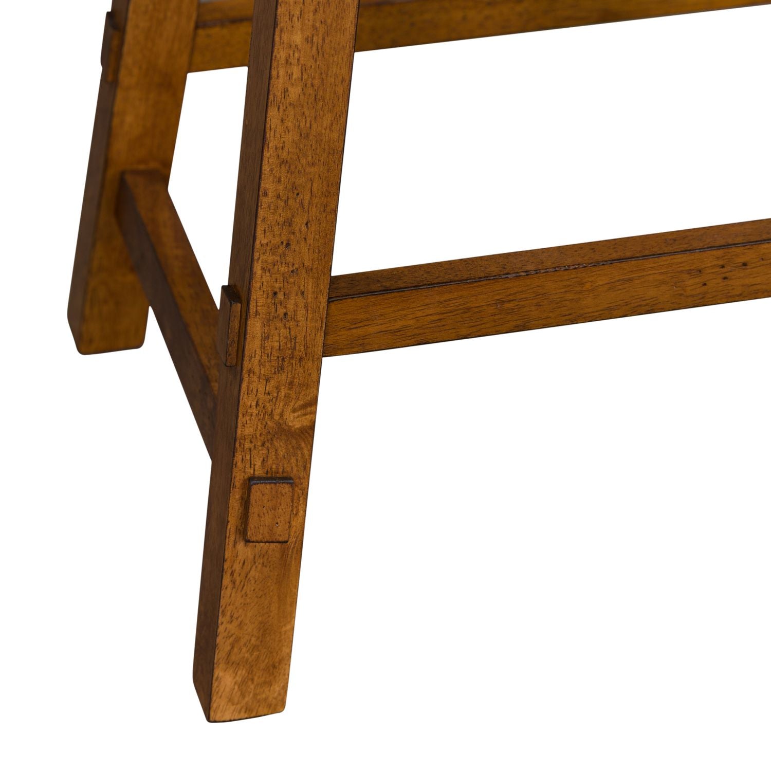 24 Inch Sawhorse Counter Stool - Tobacco (RTA)