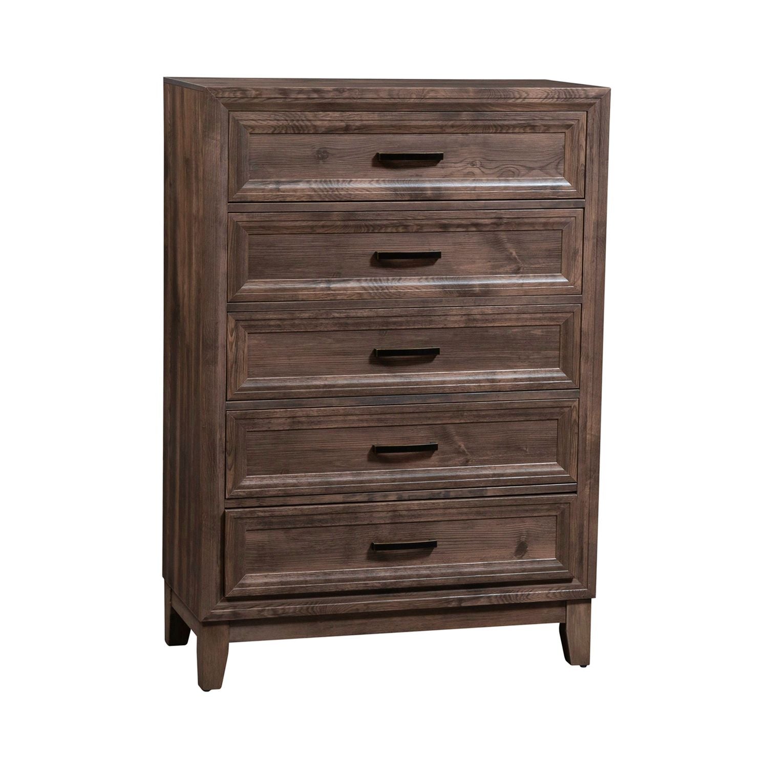 Queen Panel Bed, Dresser & Mirror, Chest