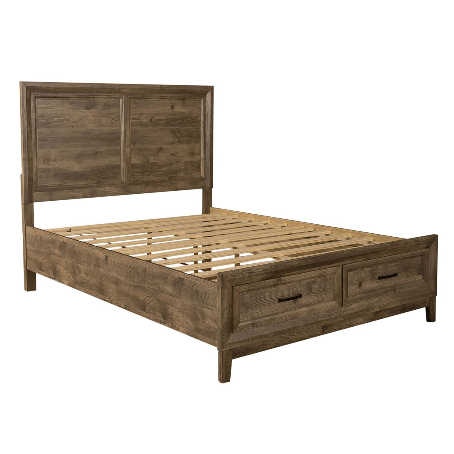 Queen Storage Bed, Dresser & Mirror, Night Stand