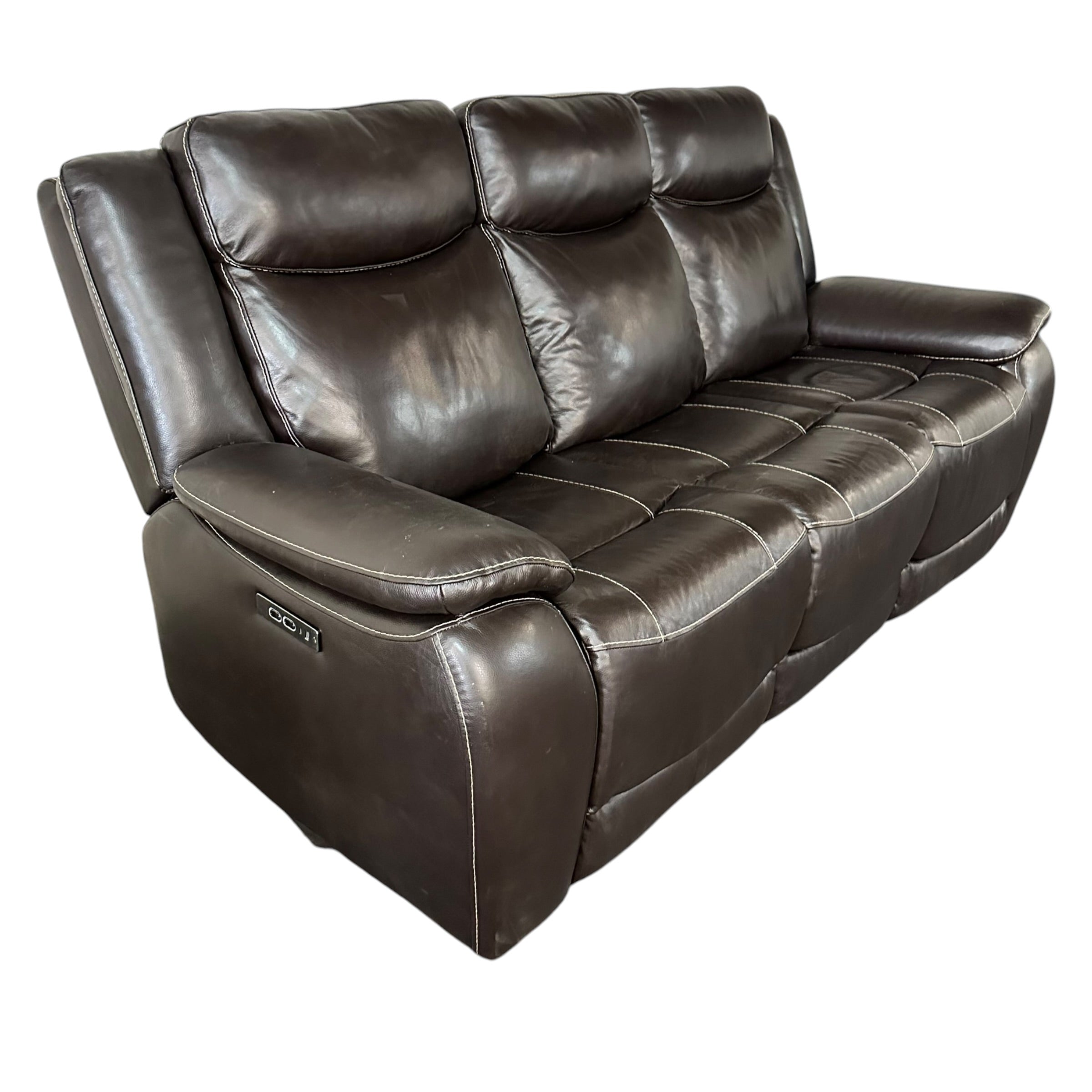 Leather 3 Seater Recliner