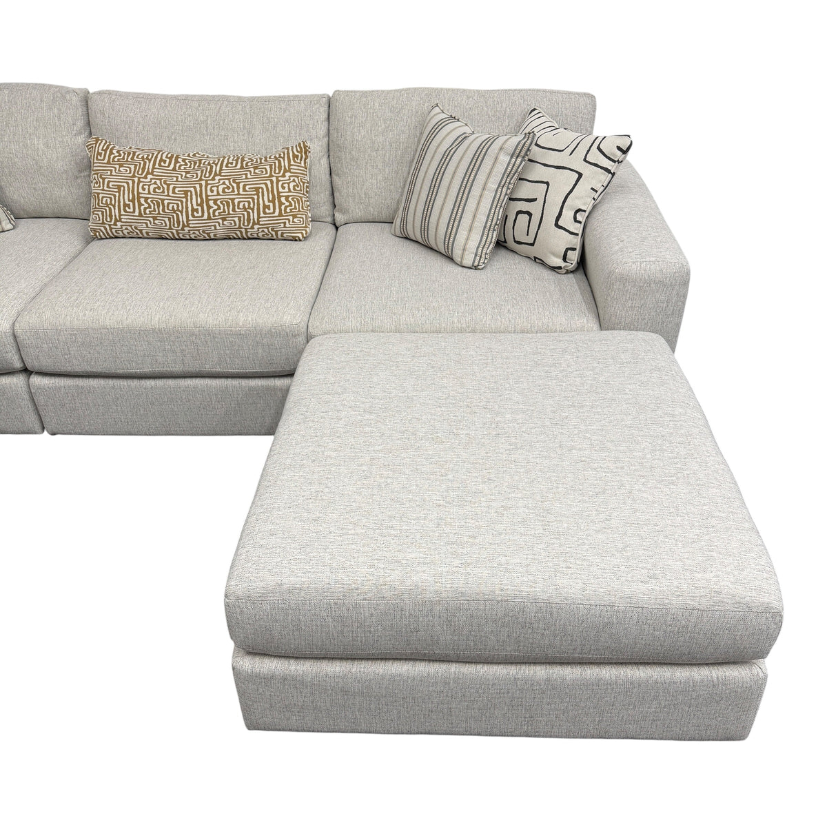 Mason Modular 3-Piece Sofa with Reversible Ottoman