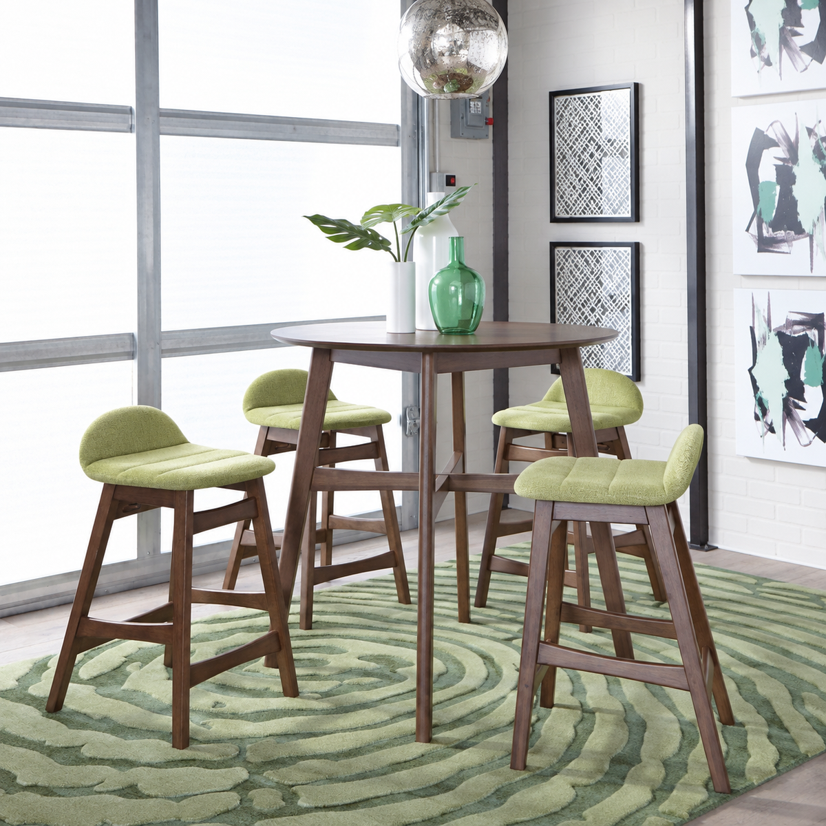 Space Savers 5-Piece Gathering Dining Table Set