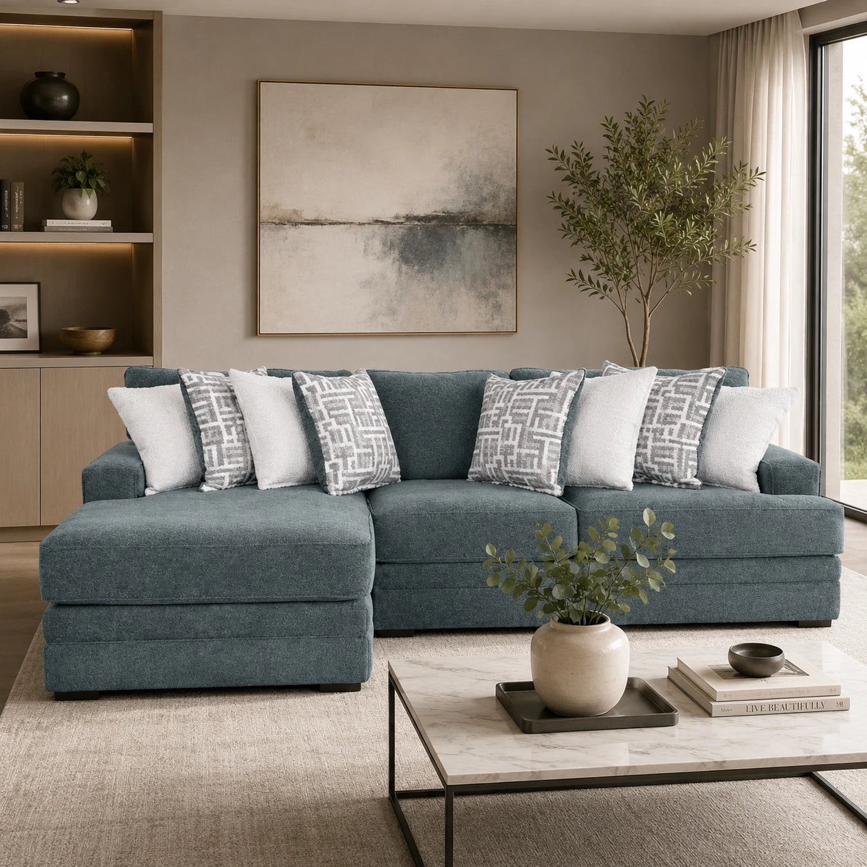 Sterling Modular Sectional with Left Facing Chaise