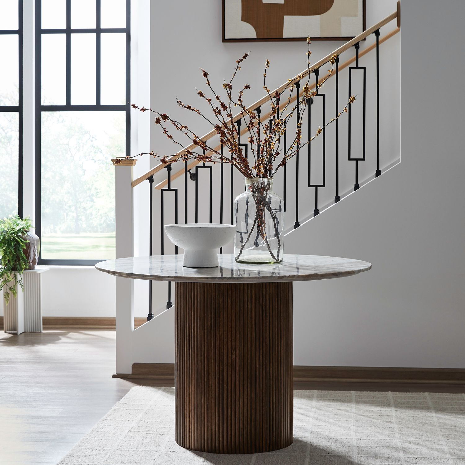 Pedestal Table Set