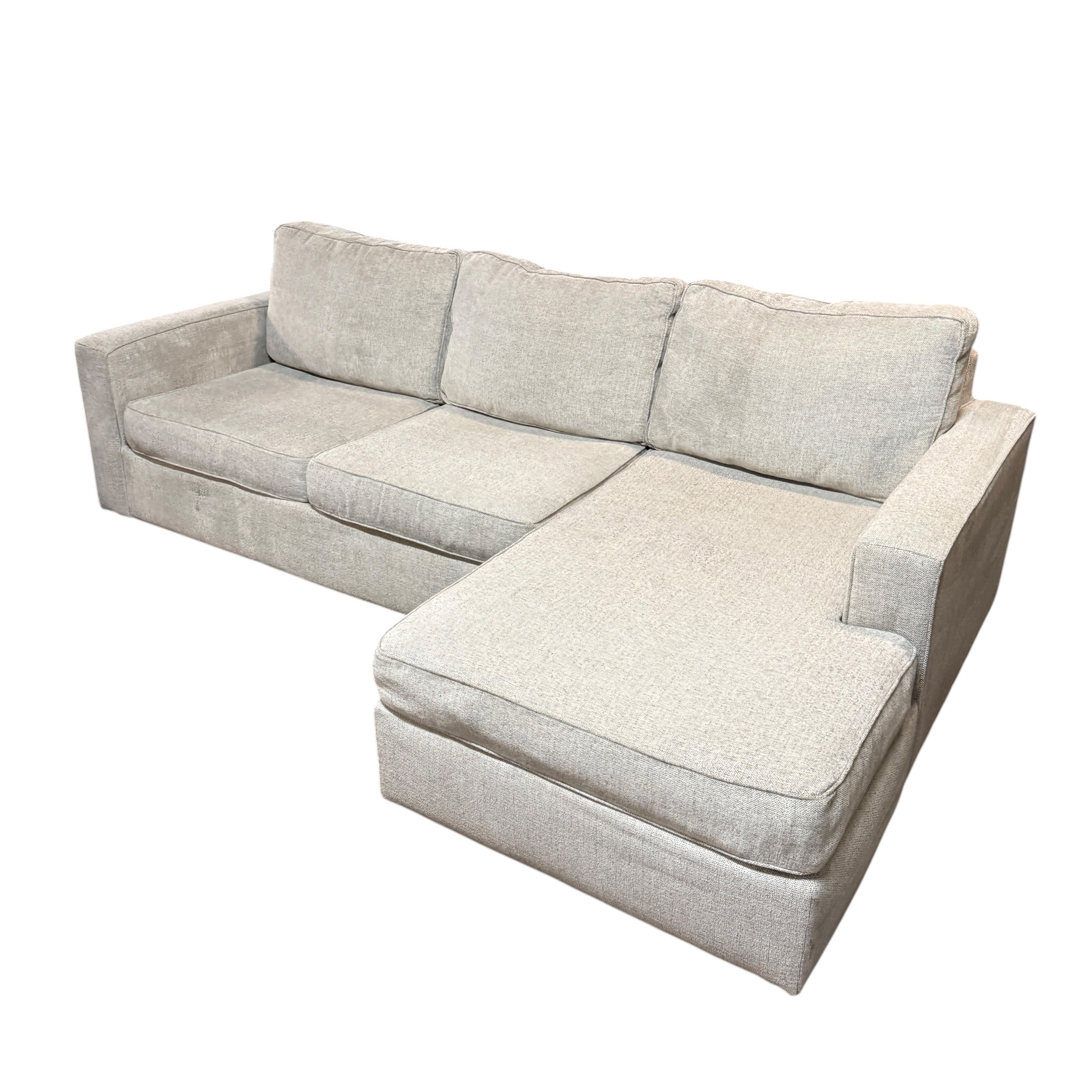Sectional with RAF Chaise in Gray