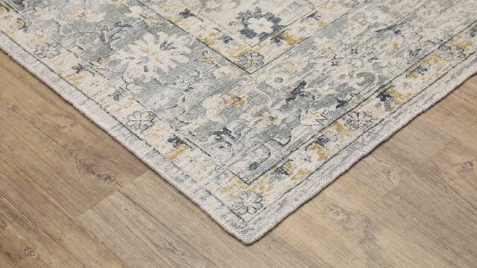 Oriental Weavers Windham WIN01 Ivory/Blue Area Rug