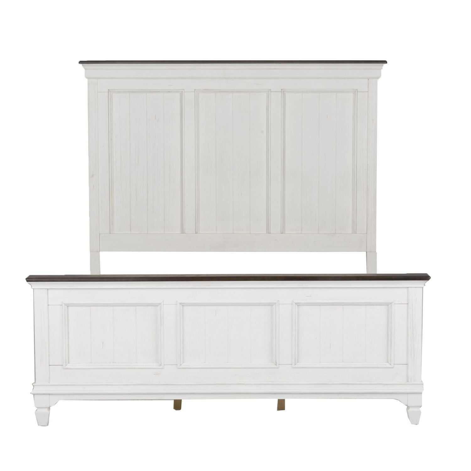 King Panel Bed, Dresser & Mirror, Night Stand