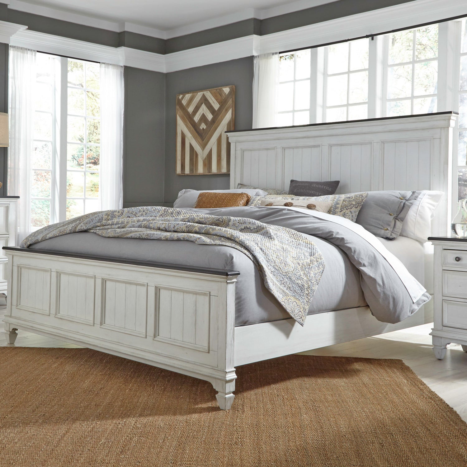 Allyson Park Panel Bed