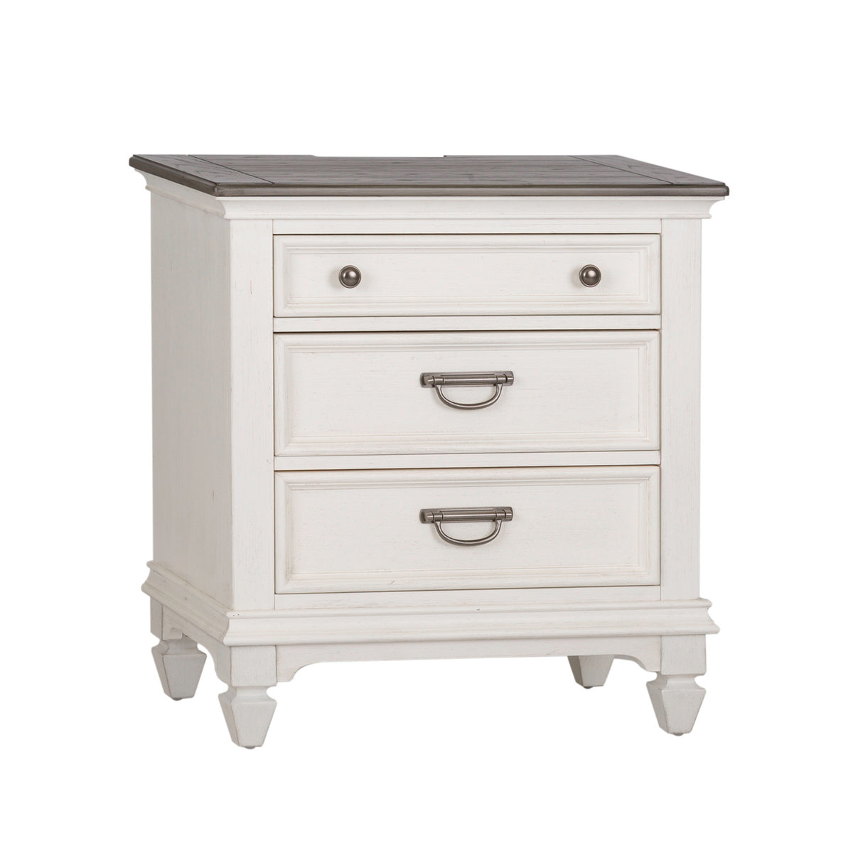 Allyson Park Nightstand with Charging Station