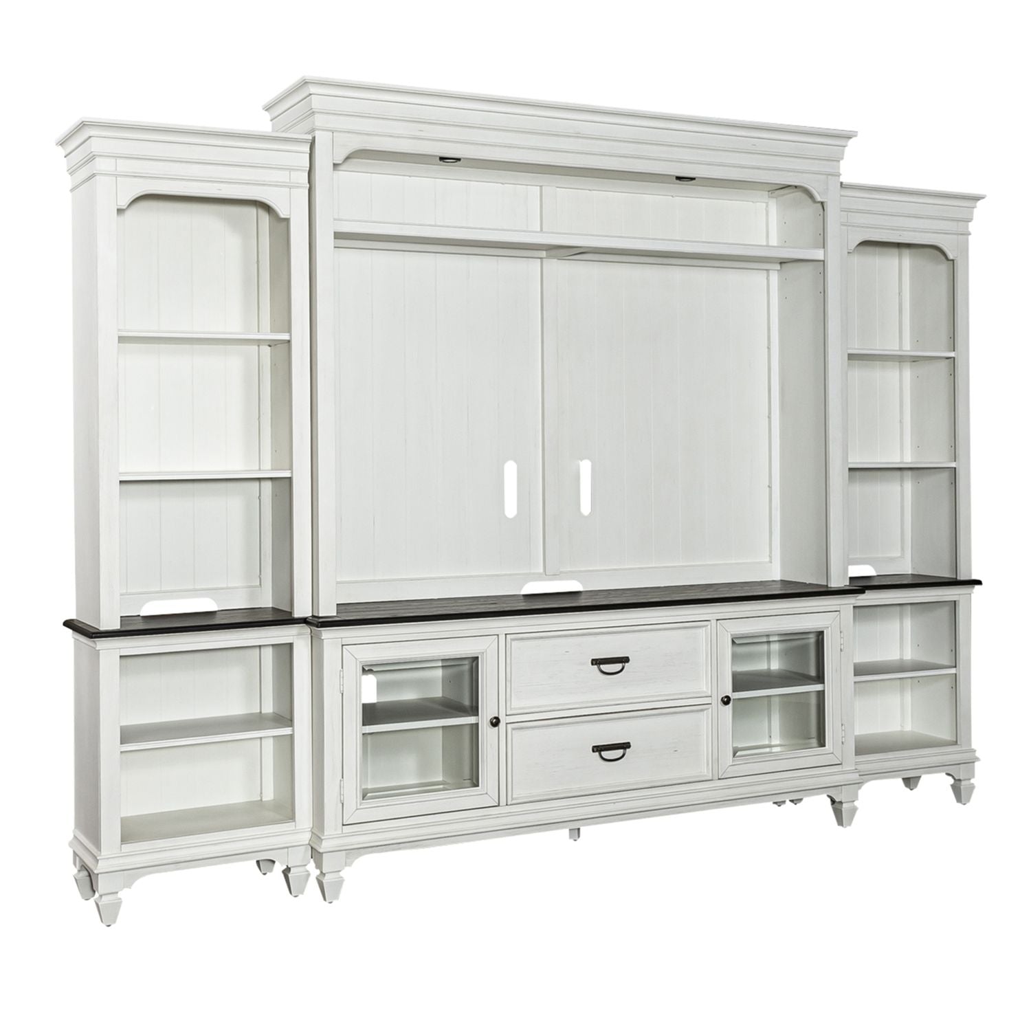 Entertainment Center with Piers