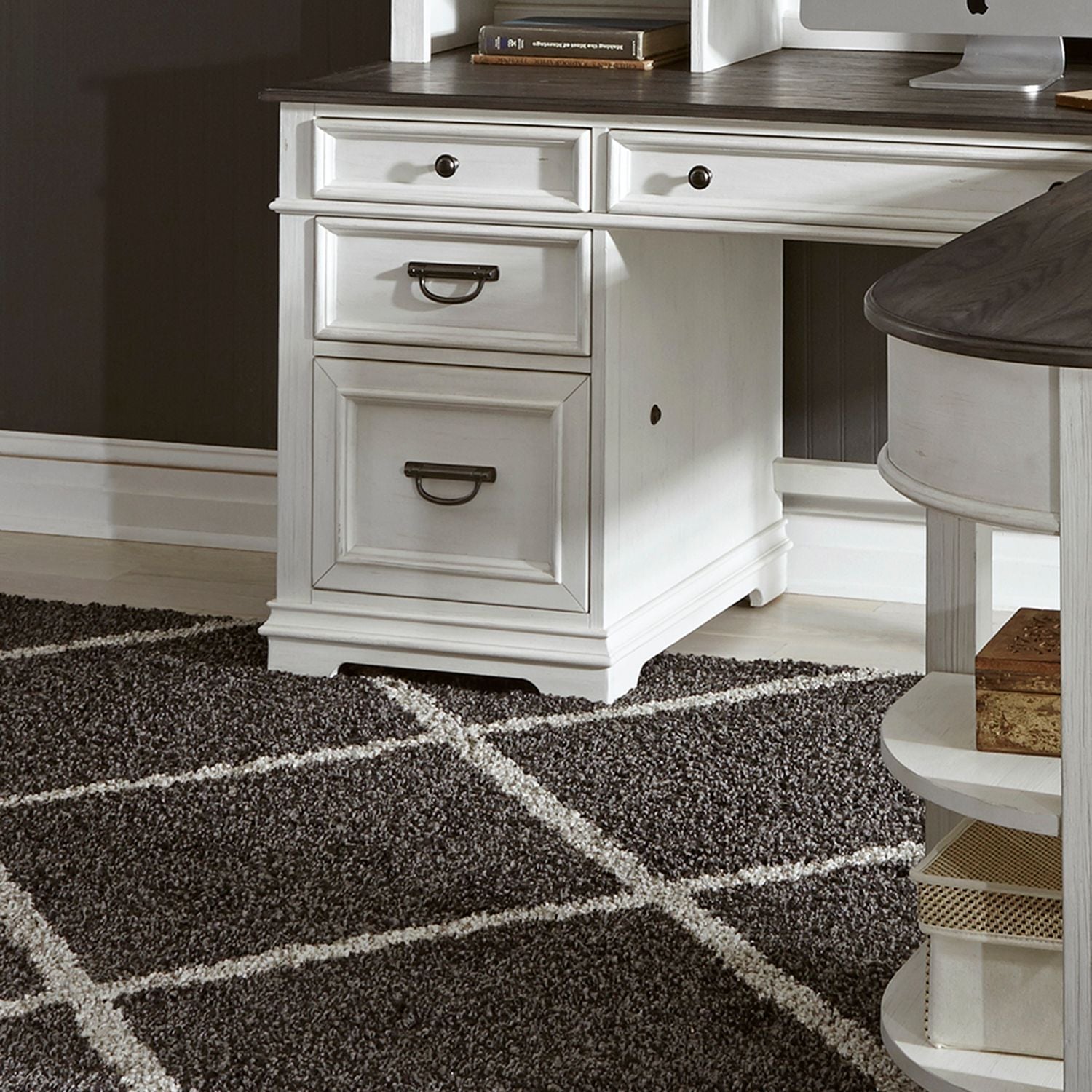L Writing Desk Base