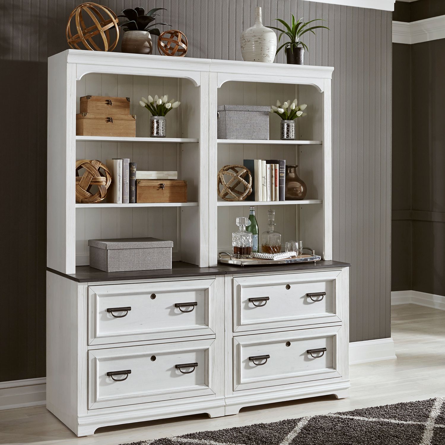 Bunching Lateral File Hutch